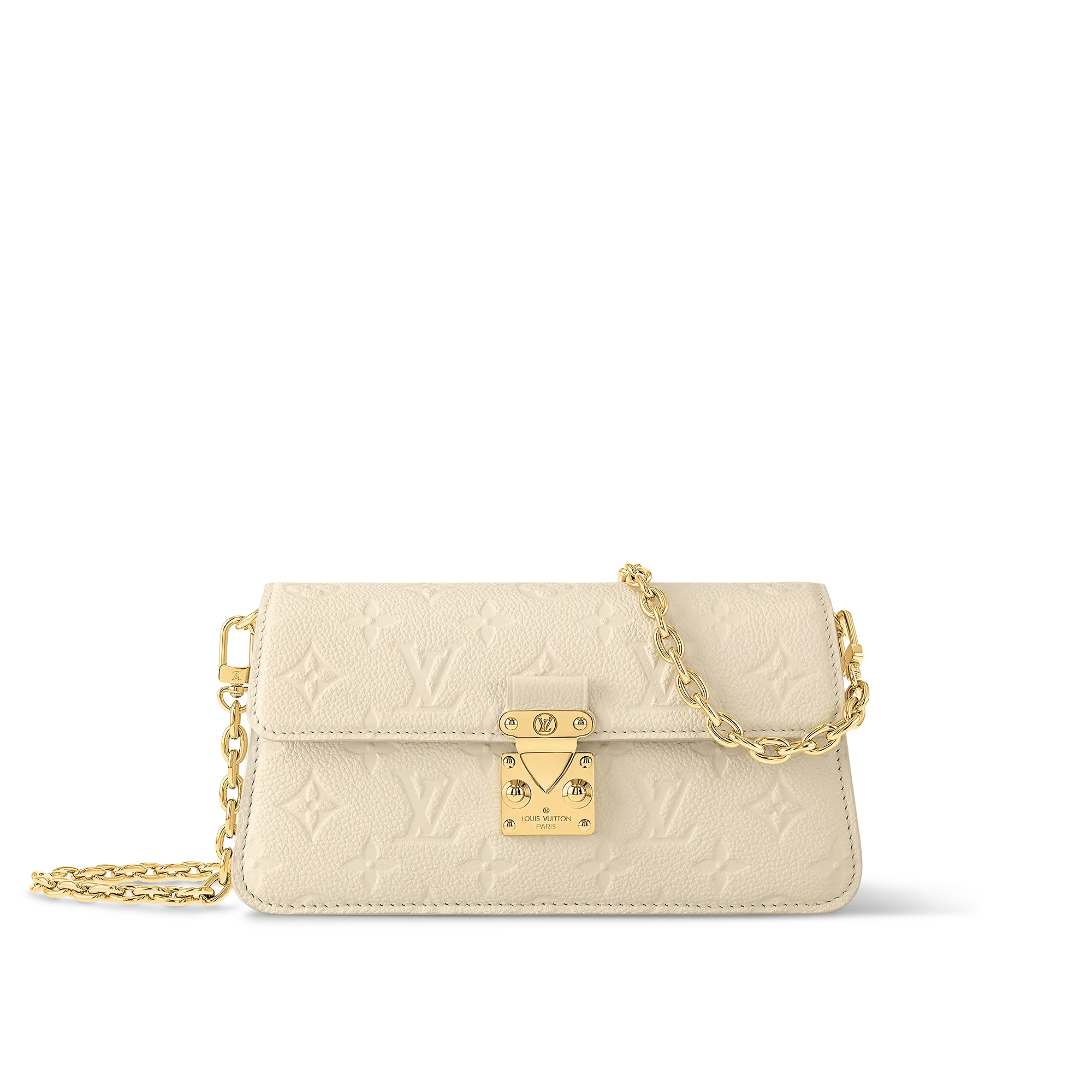 Louis Vuitton Wallet On Chain Métis Monogram Empreinte Leather - Women - Small Leather Goods M82836 Cream