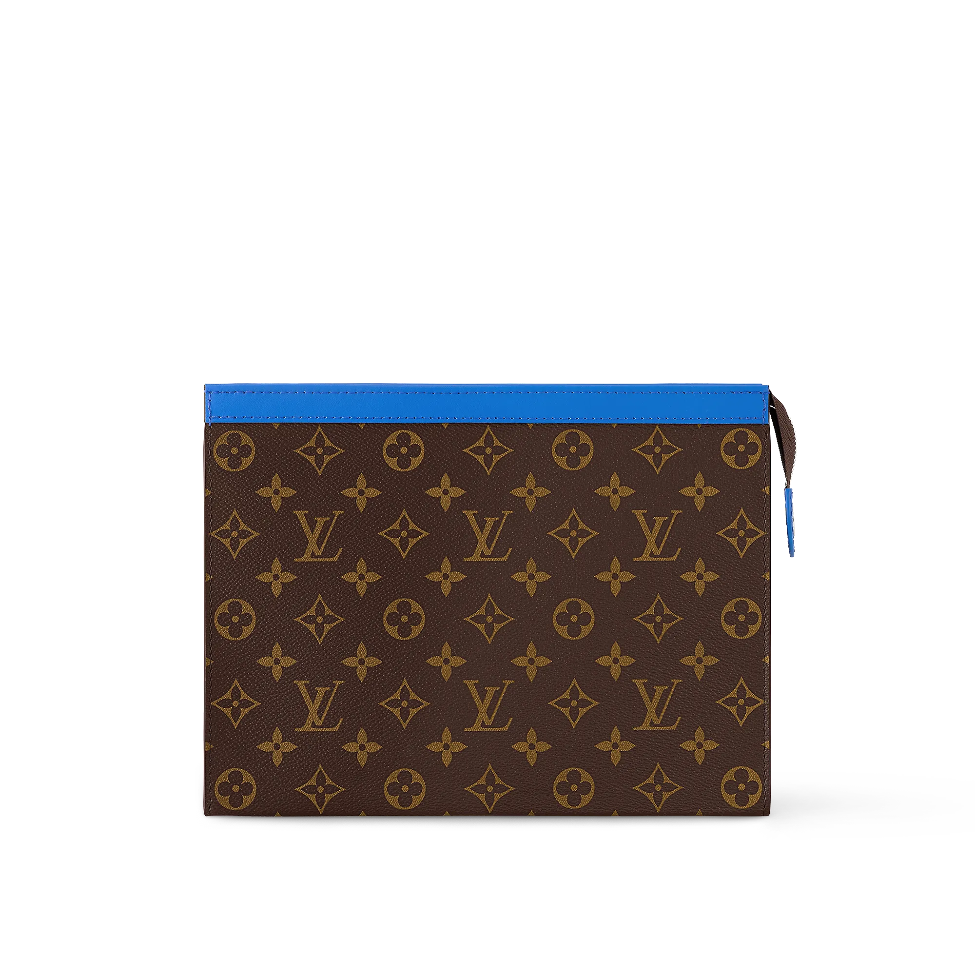 Louis Vuitton Pochette Voyage MM Monogram Macassar Canvas - Men - Travel M82856 Blue