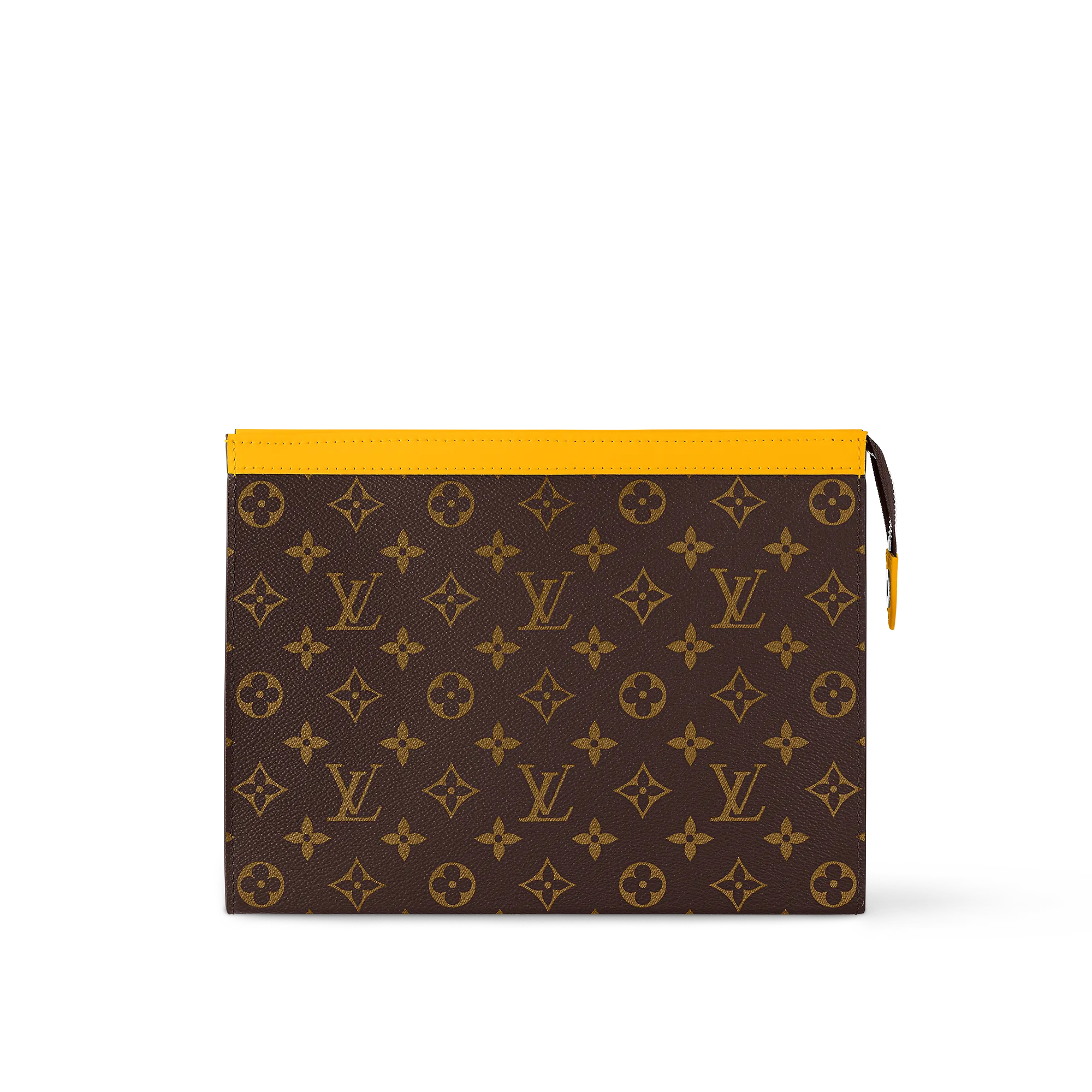 Louis Vuitton Pochette Voyage MM Monogram Macassar Canvas - Men - Travel M82860 Jaune Mat