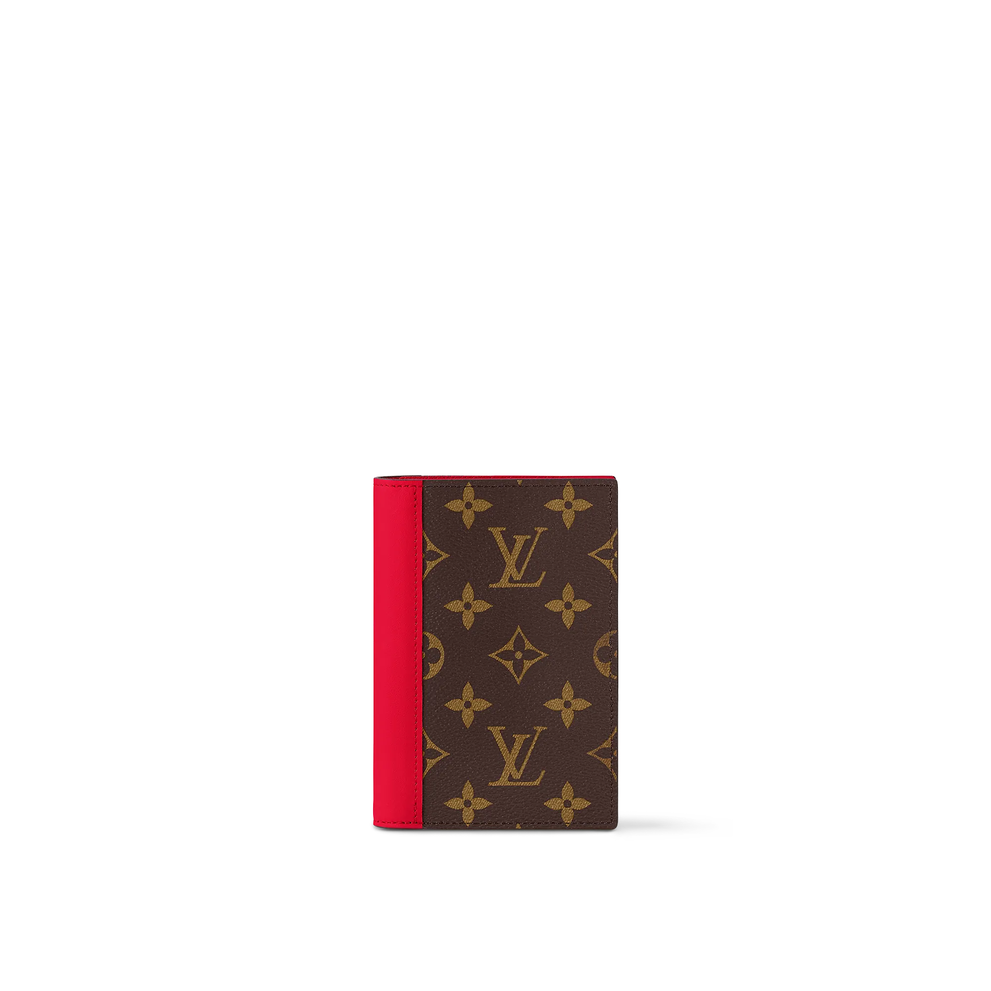 Louis Vuitton Passport Cover Monogram Macassar Canvas - Men - Travel M82862 Red