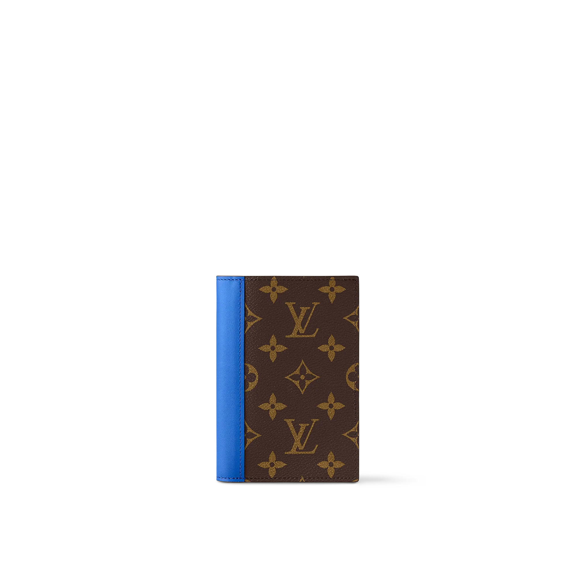 Louis Vuitton Passport Cover Monogram Macassar Canvas - Men - Travel M82865 Blue