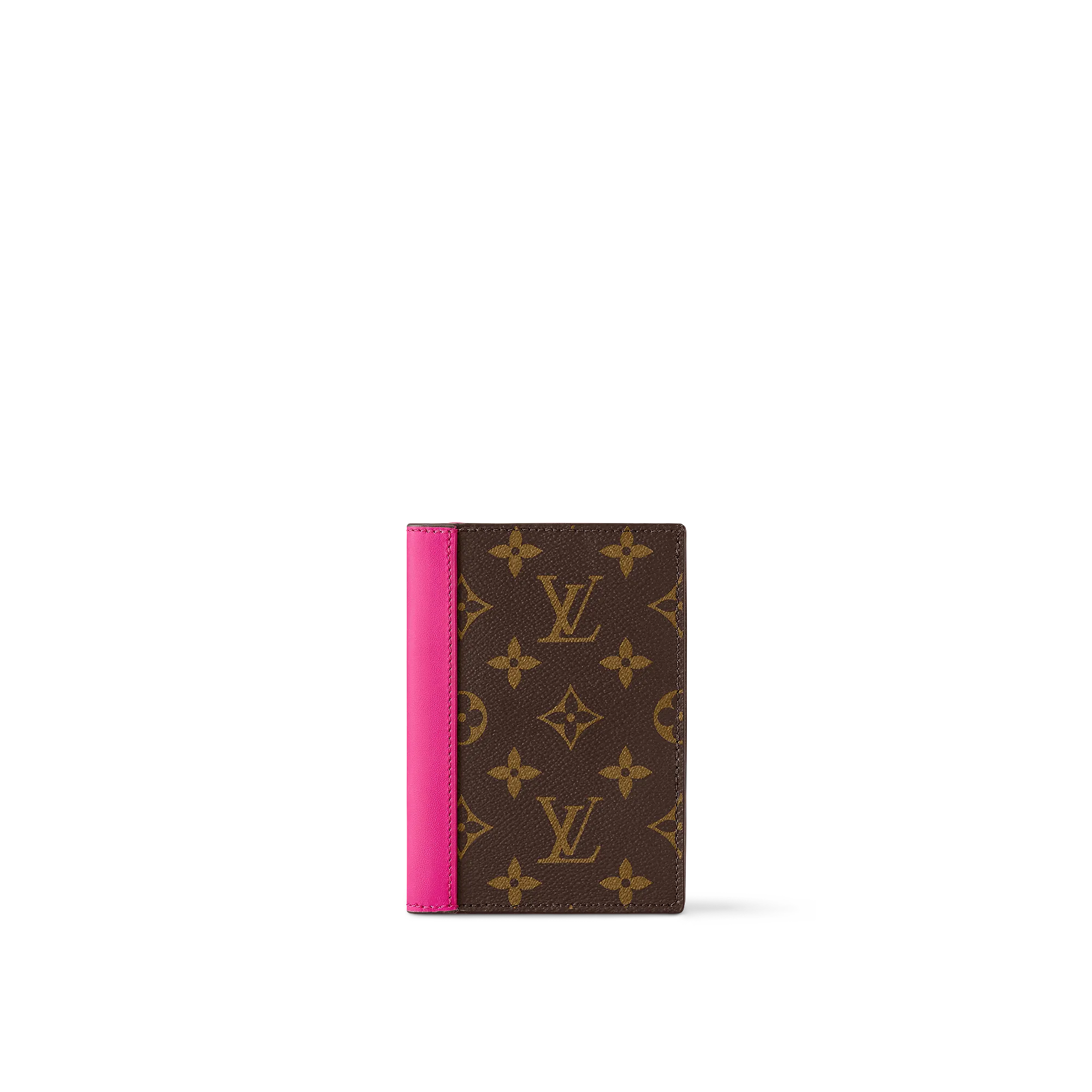 Louis Vuitton Passport Cover Monogram Macassar Canvas - Men - Travel M82866 Fuchsia
