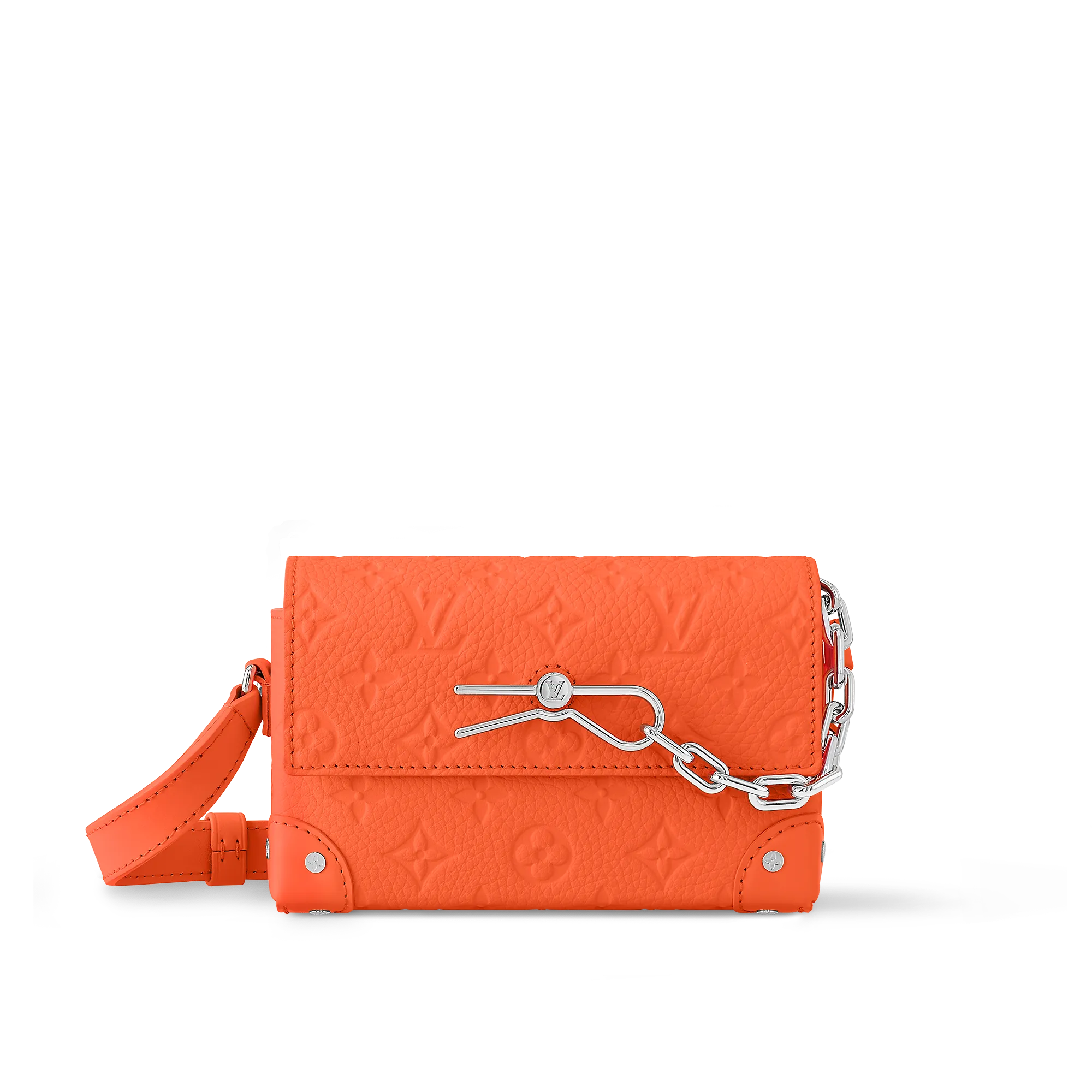 Louis Vuitton Steamer Wearable Wallet Monogram Taurillon Leather - Men - Small Leather Goods M82916 Orange Louis Vuitton Steamer Wearable Wallet Monogram Taurillon Leather - Men - Small Leather Goods M82916 Orange