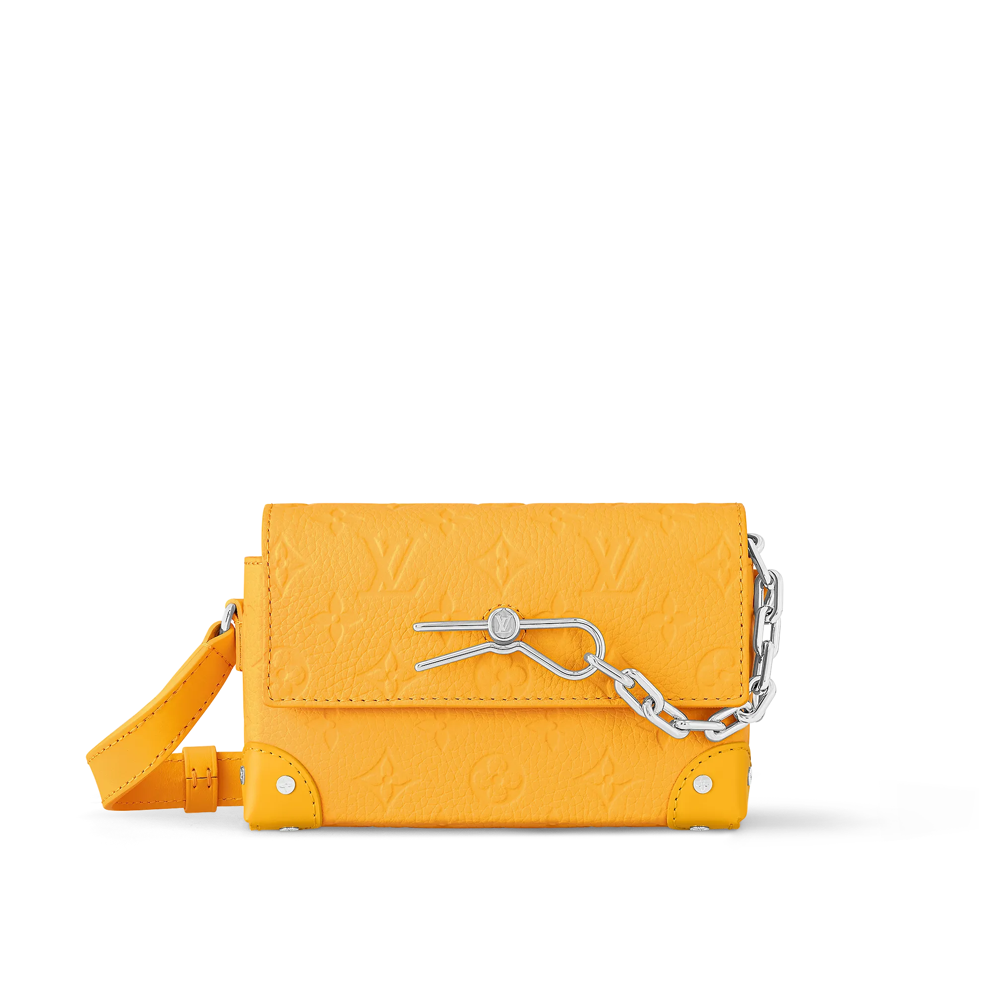 Louis Vuitton Steamer Wearable Wallet Monogram Taurillon Leather - Men - Small Leather Goods M82917 Jaune Mat Louis Vuitton Steamer Wearable Wallet Monogram Taurillon Leather - Men - Small Leather Goods M82917 Jaune Mat