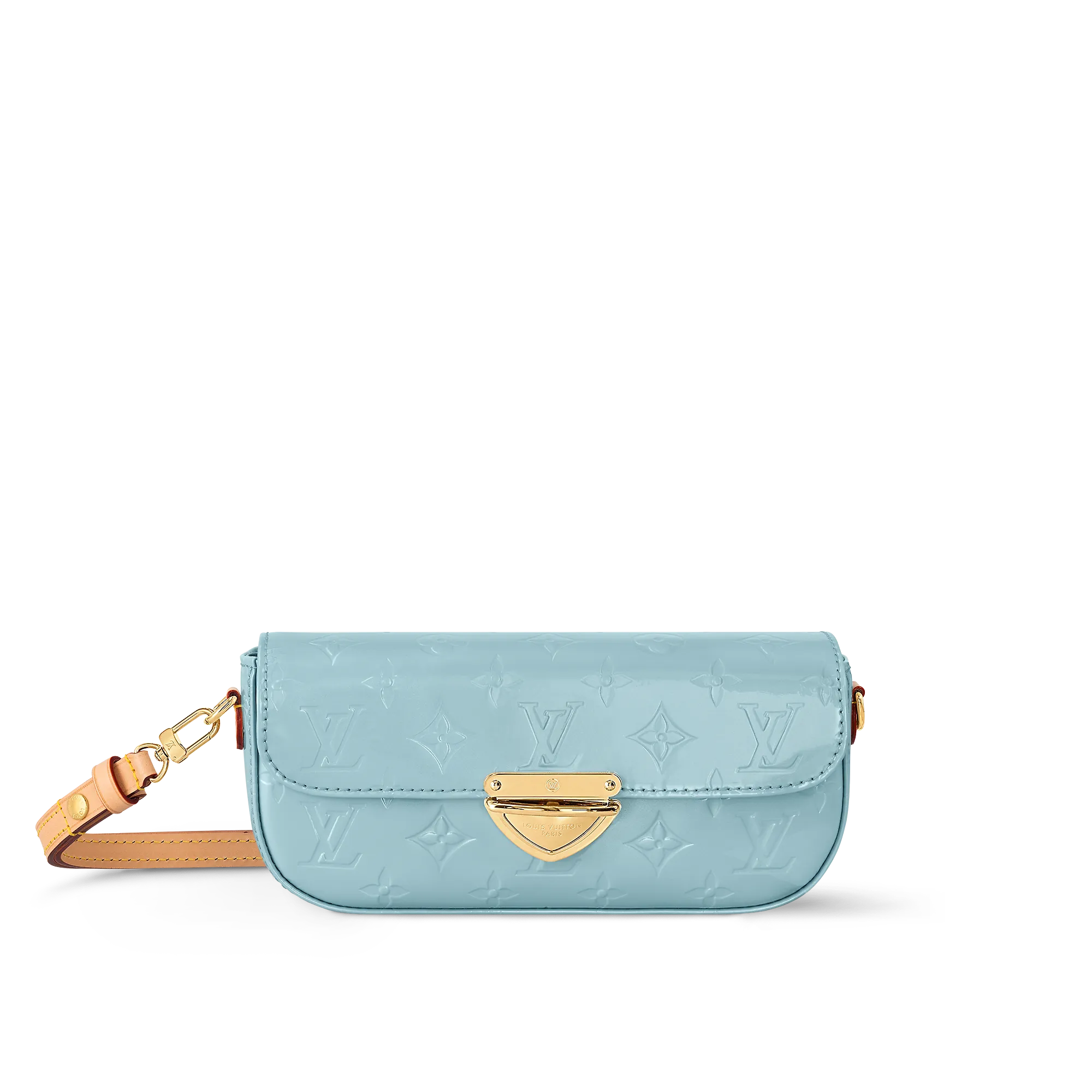 Louis Vuitton Malibu Pochette Monogram Vernis Leather - Women - Small Leather Goods M82970 Sky