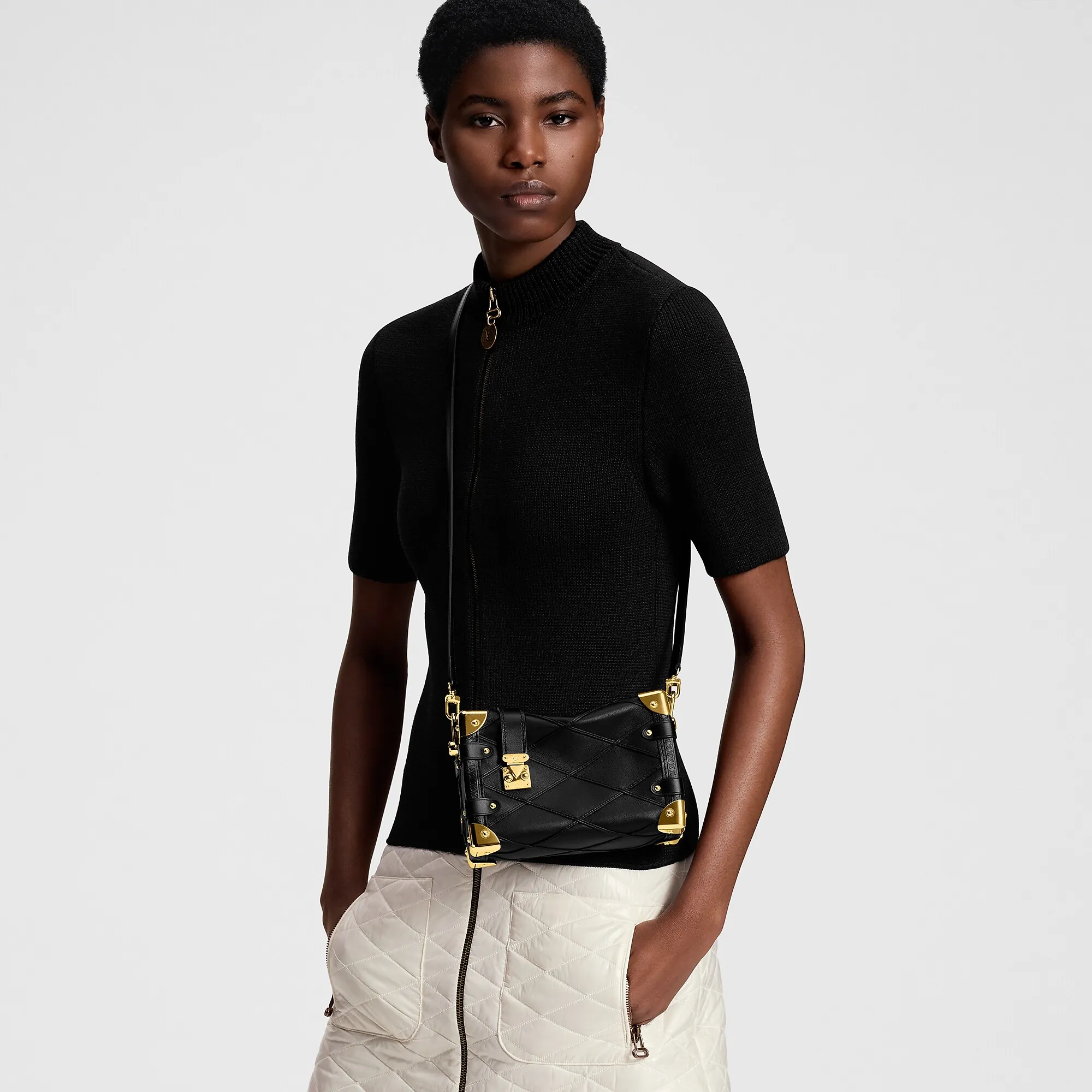 Louis Vuitton Side Trunk PM Malletage - Women - Handbags M83030 Black