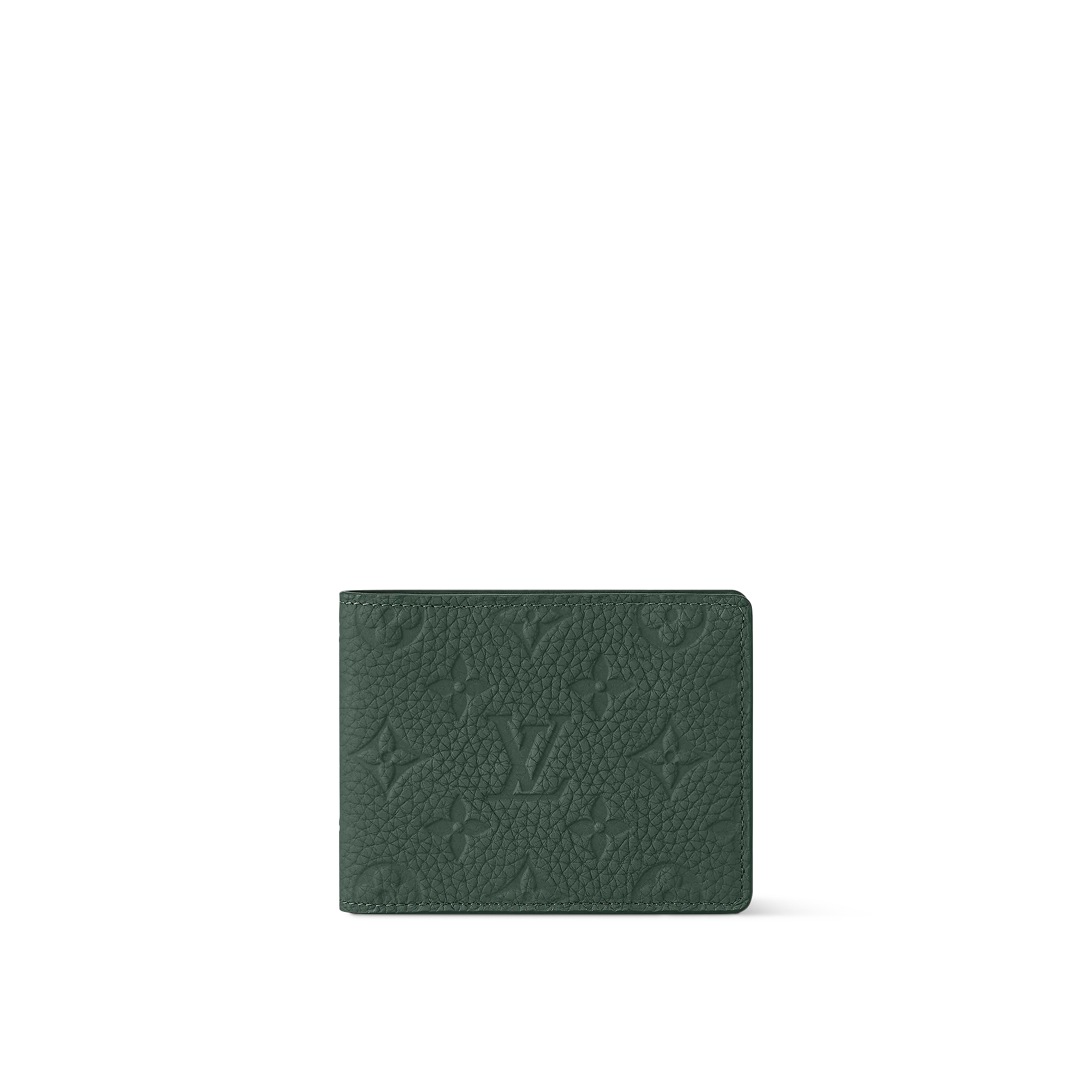 Louis Vuitton Multiple Wallet Monogram Taurillon Leather - Men - Small Leather Goods M83055 Dark Green