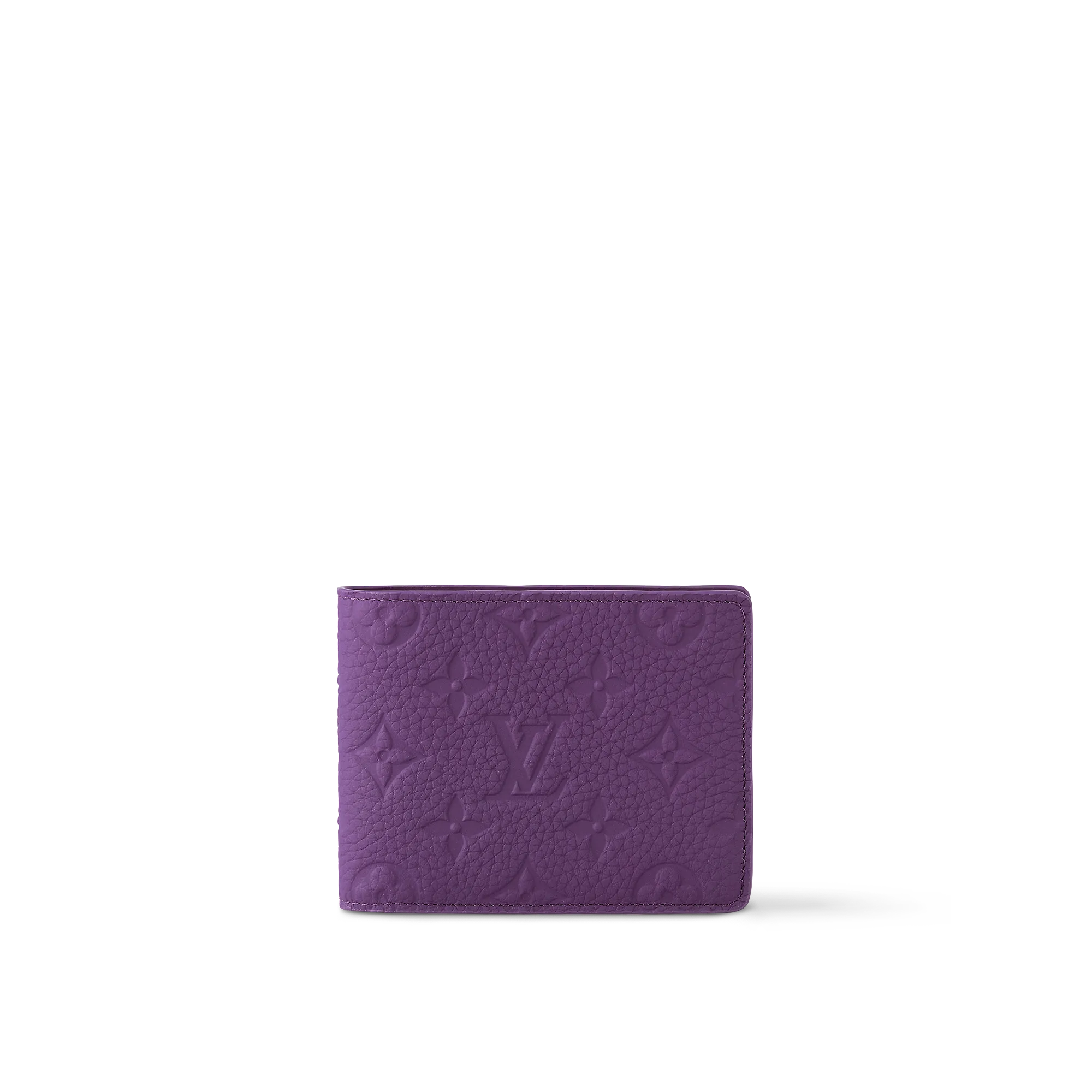 Louis Vuitton Multiple Wallet Monogram Taurillon Leather - Men - Small Leather Goods M83056 Dark Violet