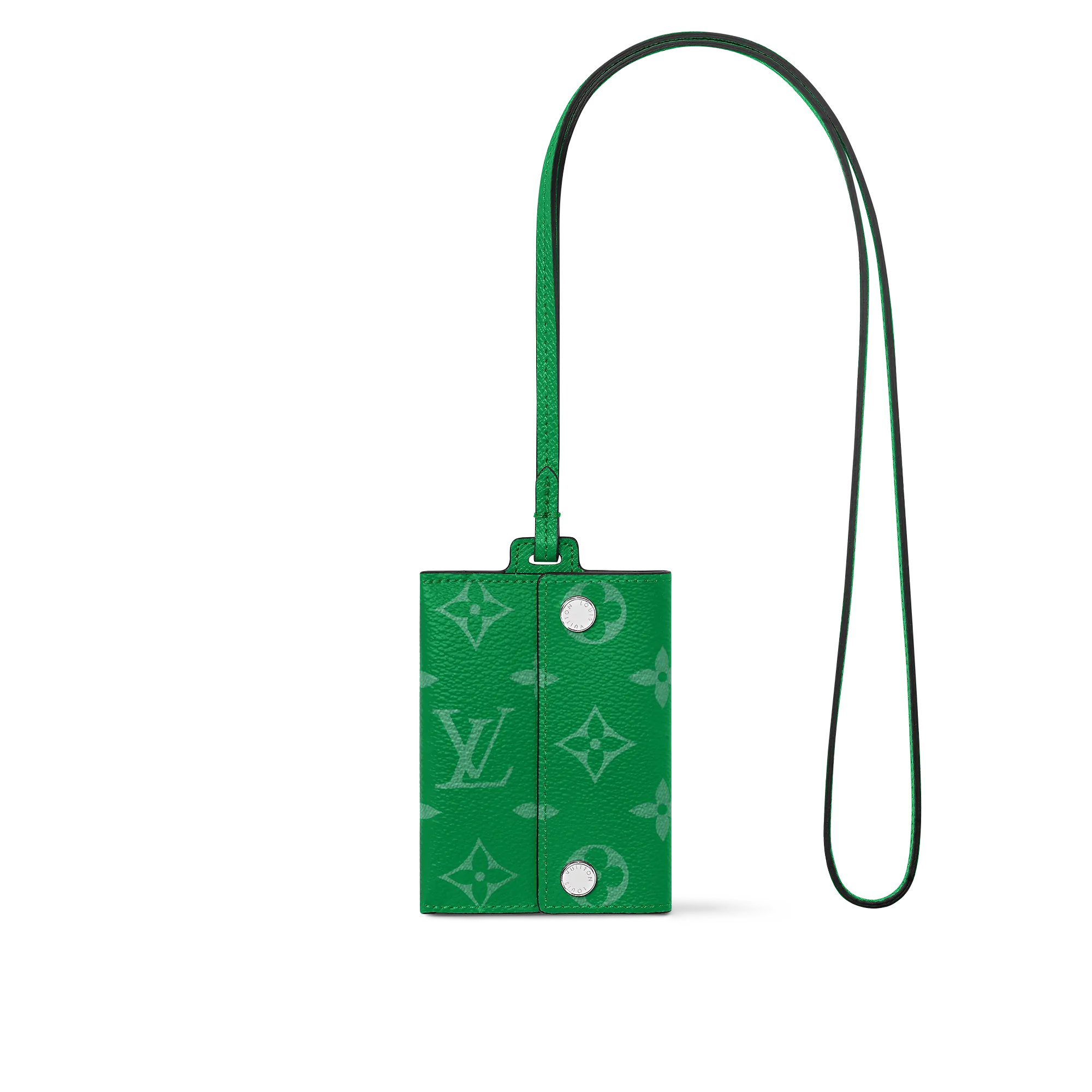 Louis Vuitton Card Holder Necklace Taigarama - Men - Small Leather Goods M83153 Green