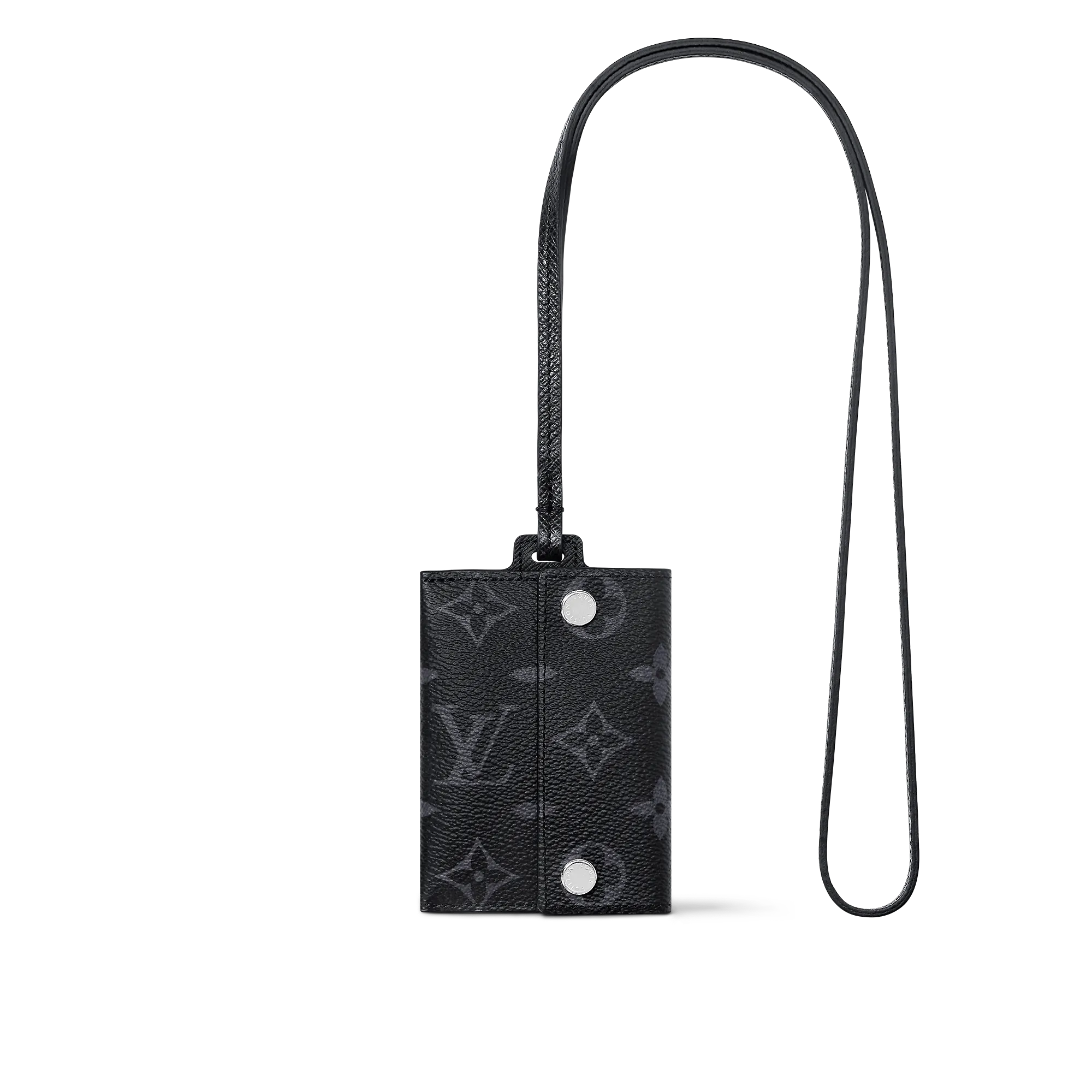Louis Vuitton Card Holder Necklace Taigarama - Men - Small Leather Goods M83155 Black