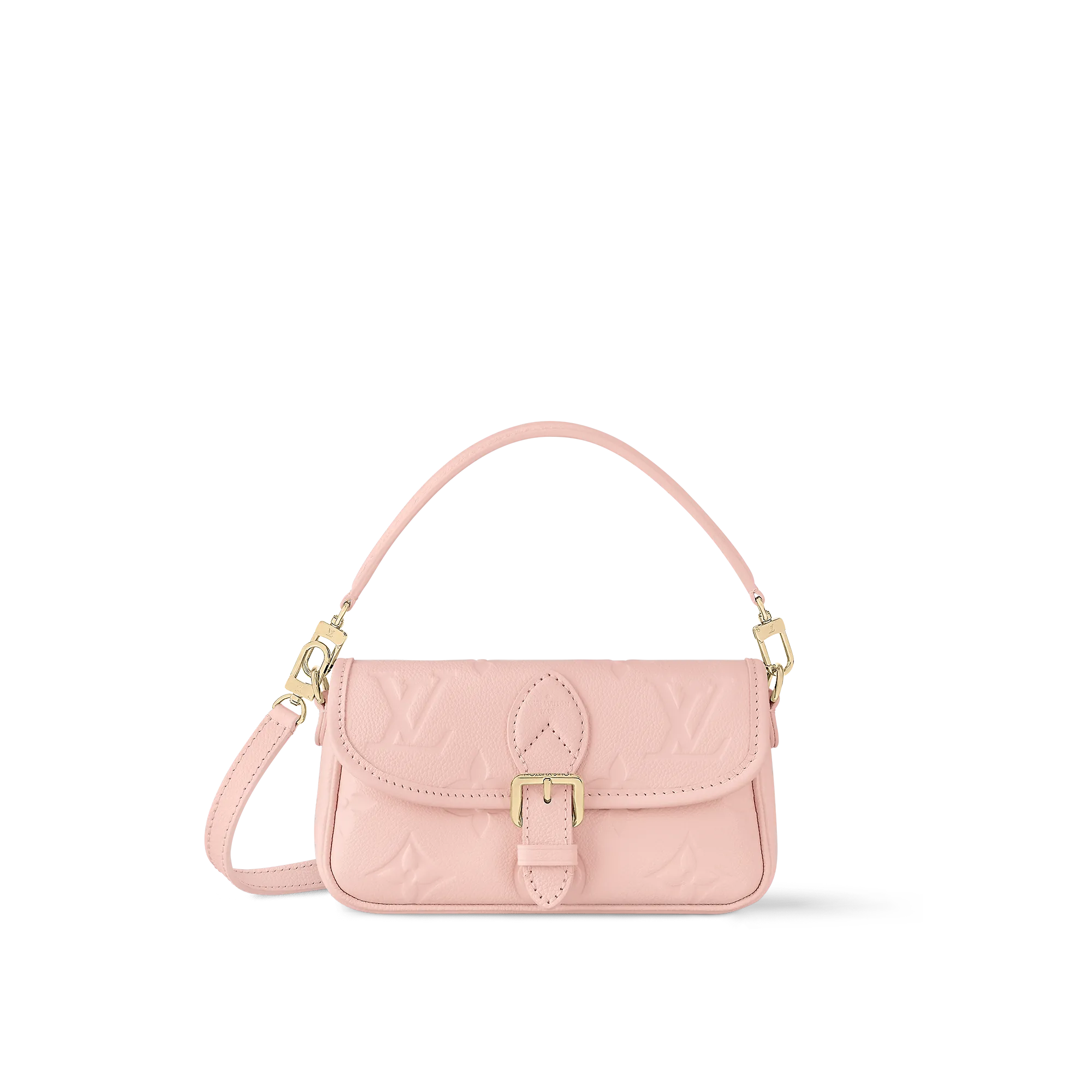 Louis Vuitton Nano Diane Monogram Empreinte Leather - Women - Small Leather Goods M83566 Pink Opale