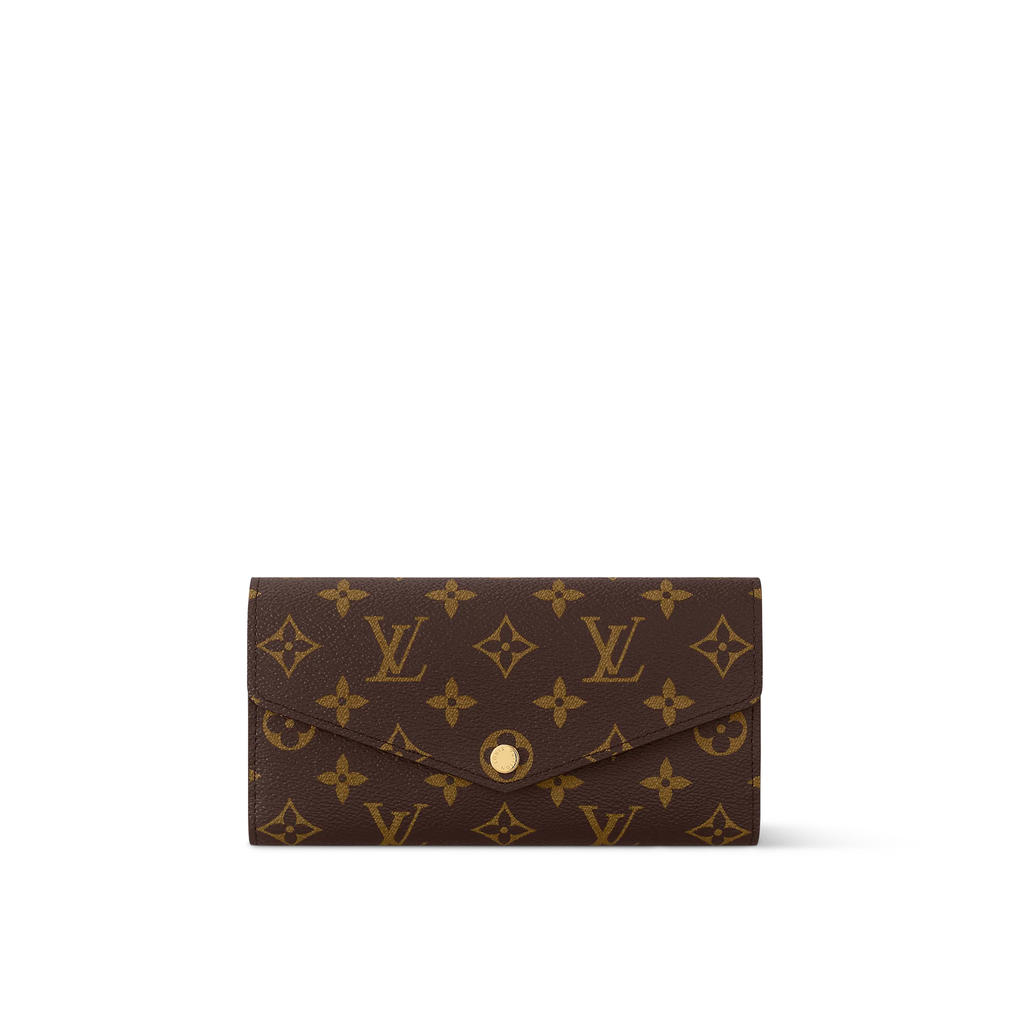 Louis Vuitton Sarah Wallet in Monogram - Women's Snap Wallet M83580 Olympe Blue