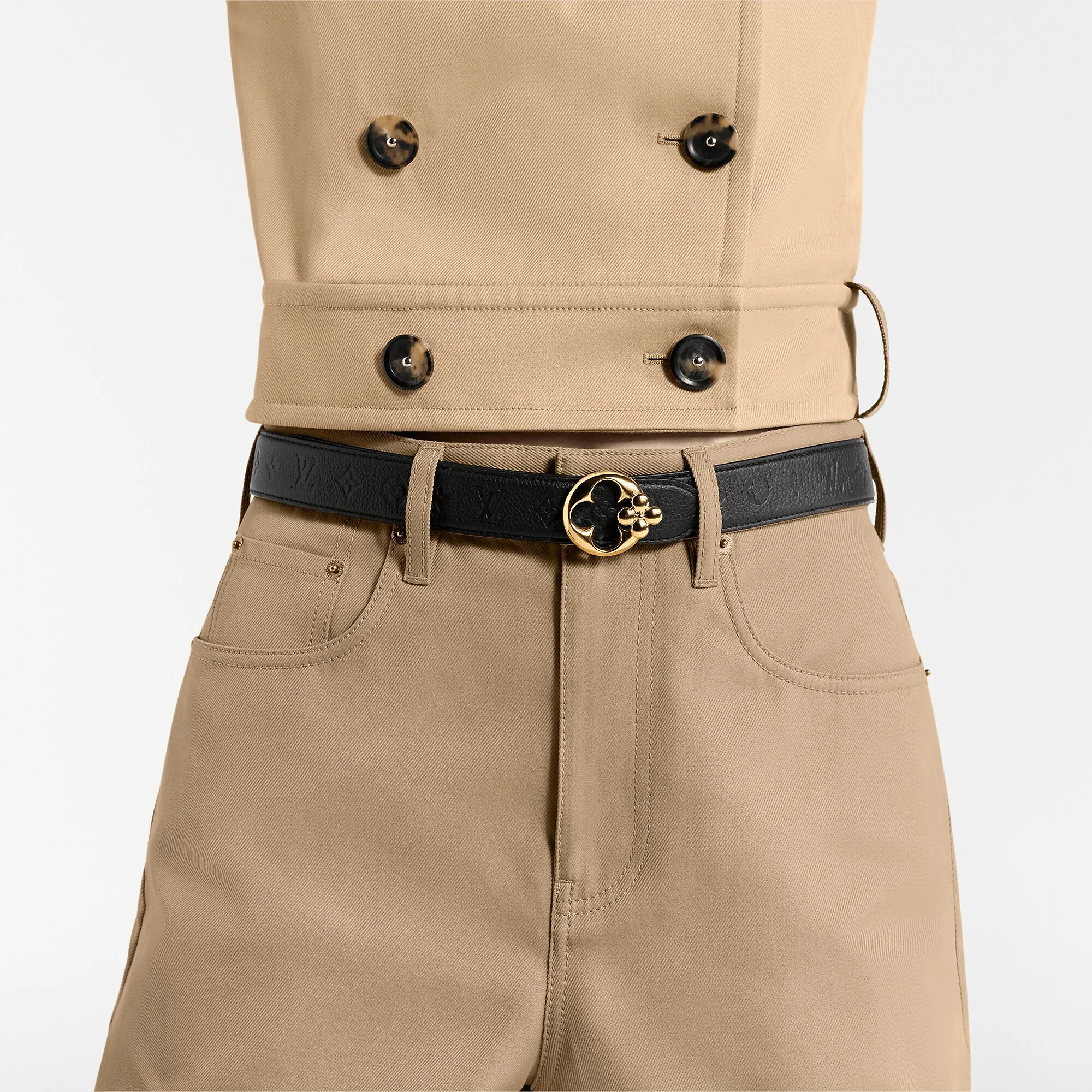 Louis Vuitton LV Flowergram Round 30mm Reversible Belt Monogram - Women - Accessories M8372U