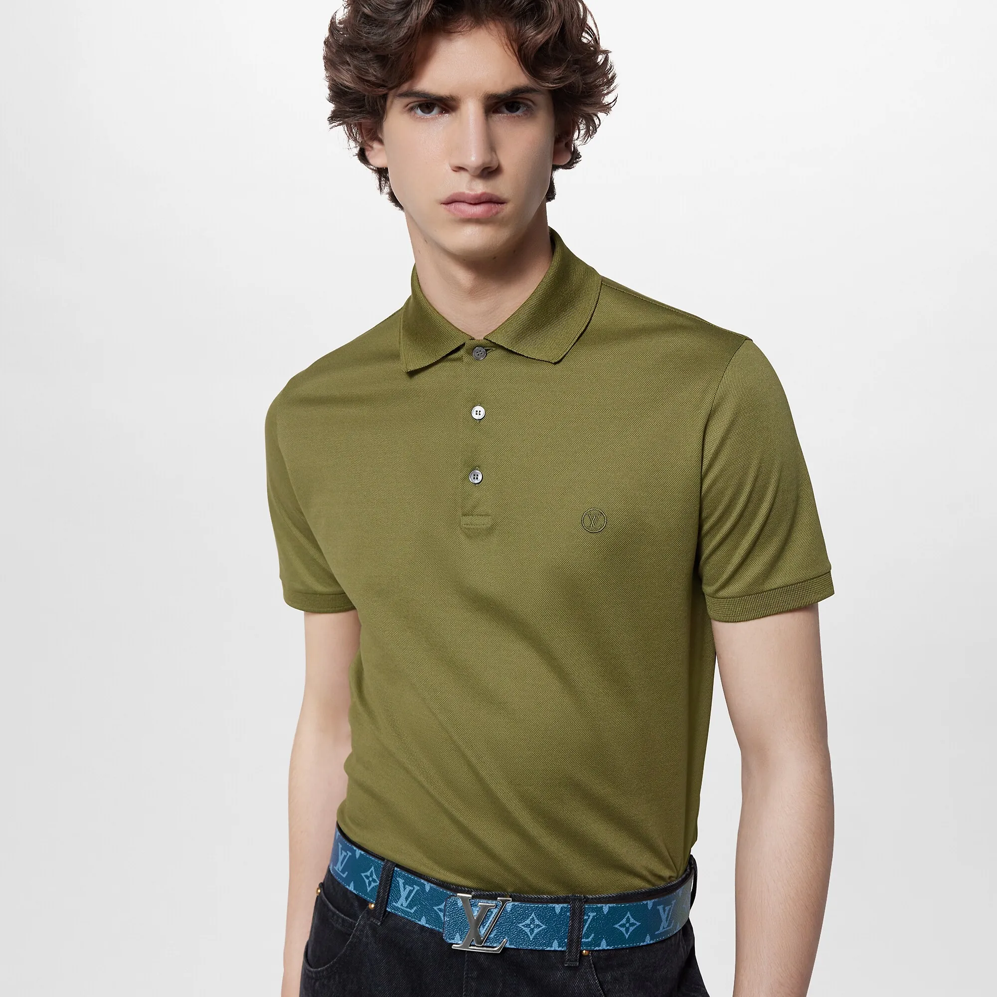 Louis Vuitton LV Initials 40mm Reversible Belt - Men - Accessories M8393S Blue