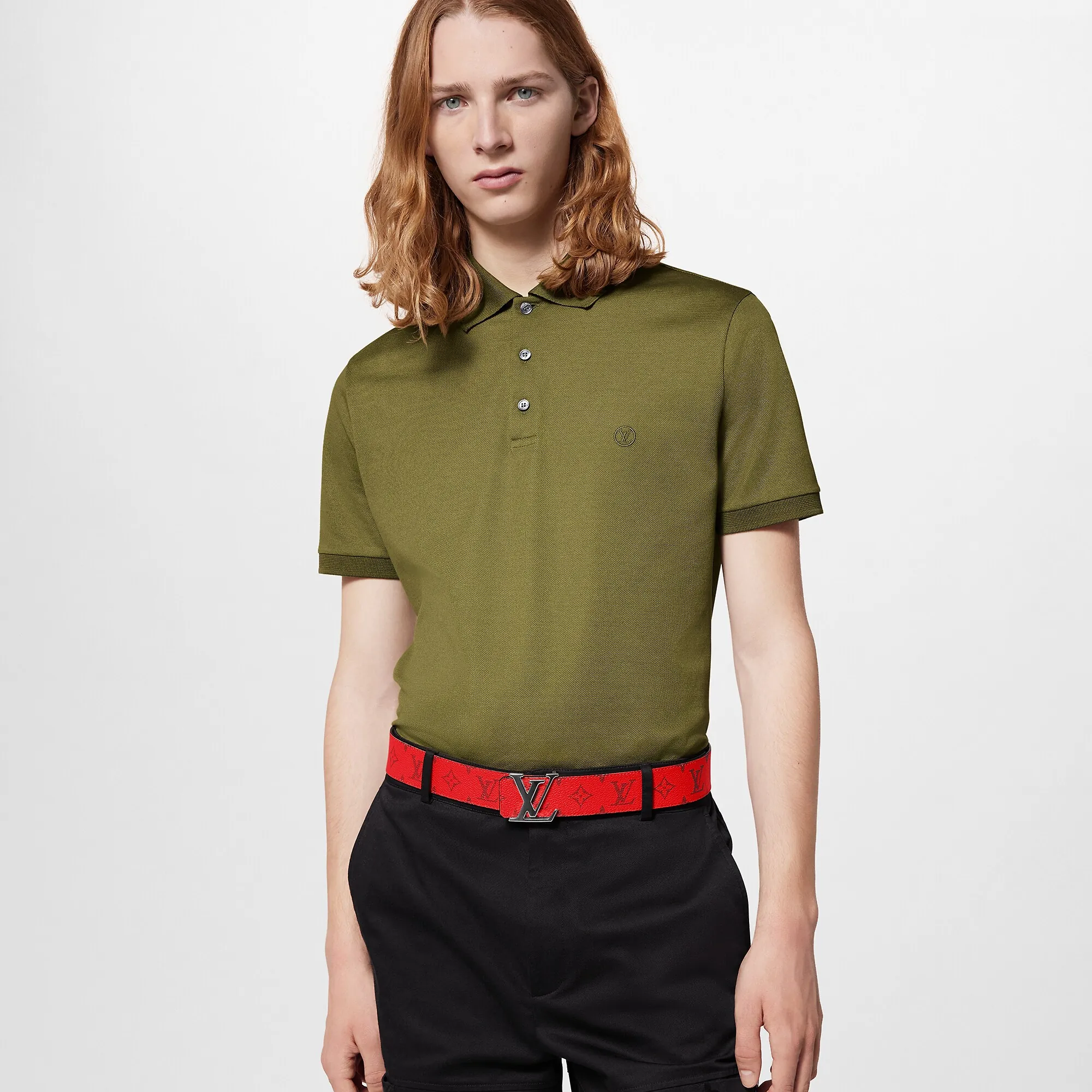 Louis Vuitton LV Initials 40mm Reversible Belt - Men - Accessories M8394V Khaki