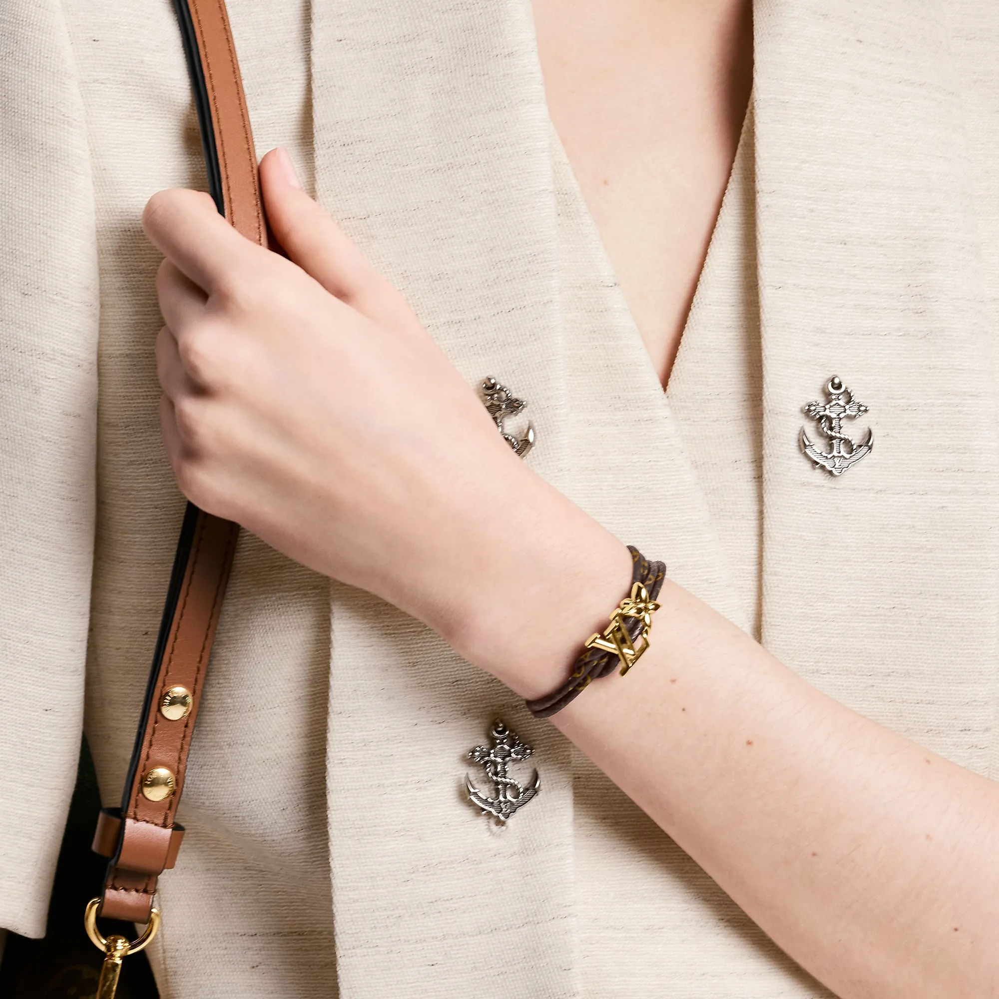 Louis Vuitton LV Bloom Bracelet Other Leathers - Women - Fashion Jewelry M8416Z Monogram