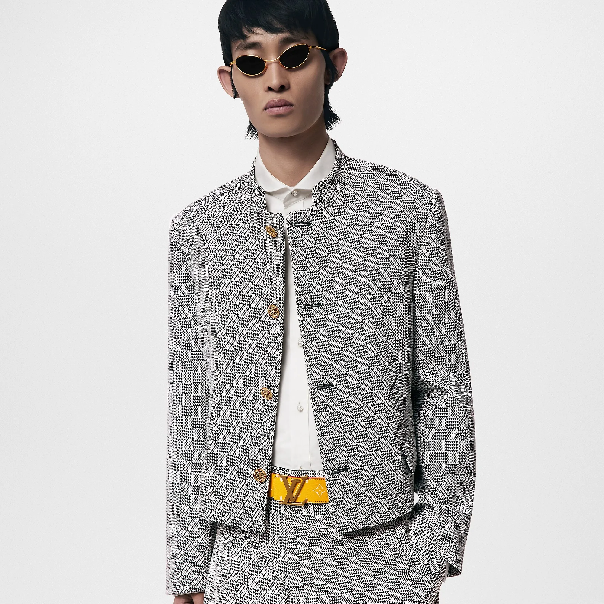 Louis Vuitton LV Initiales 40mm Reversible Belt - New - For Men M8458V Yellow