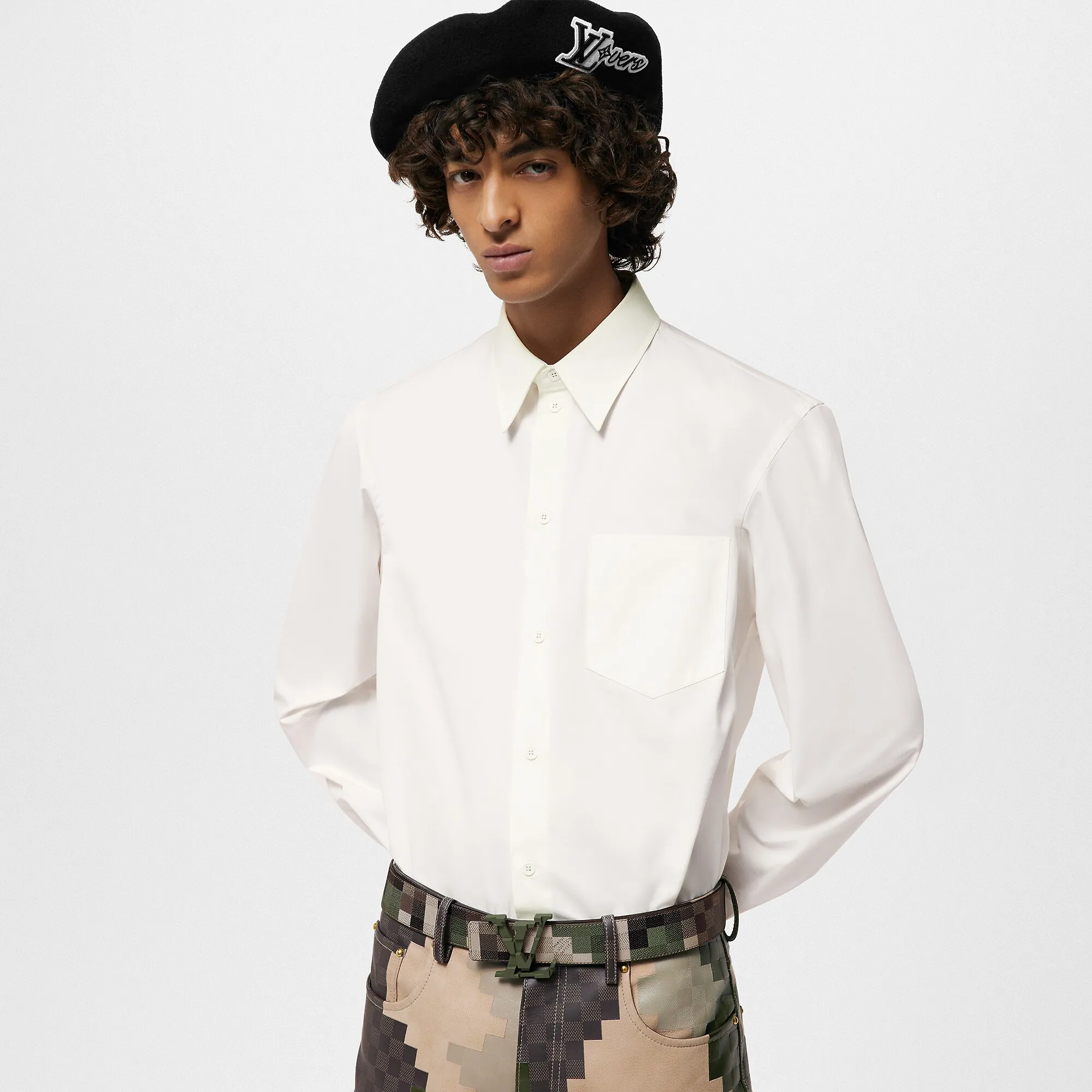 Louis Vuitton LV Mega Pixel 40mm Reversible Belt - New - For Men M8470V