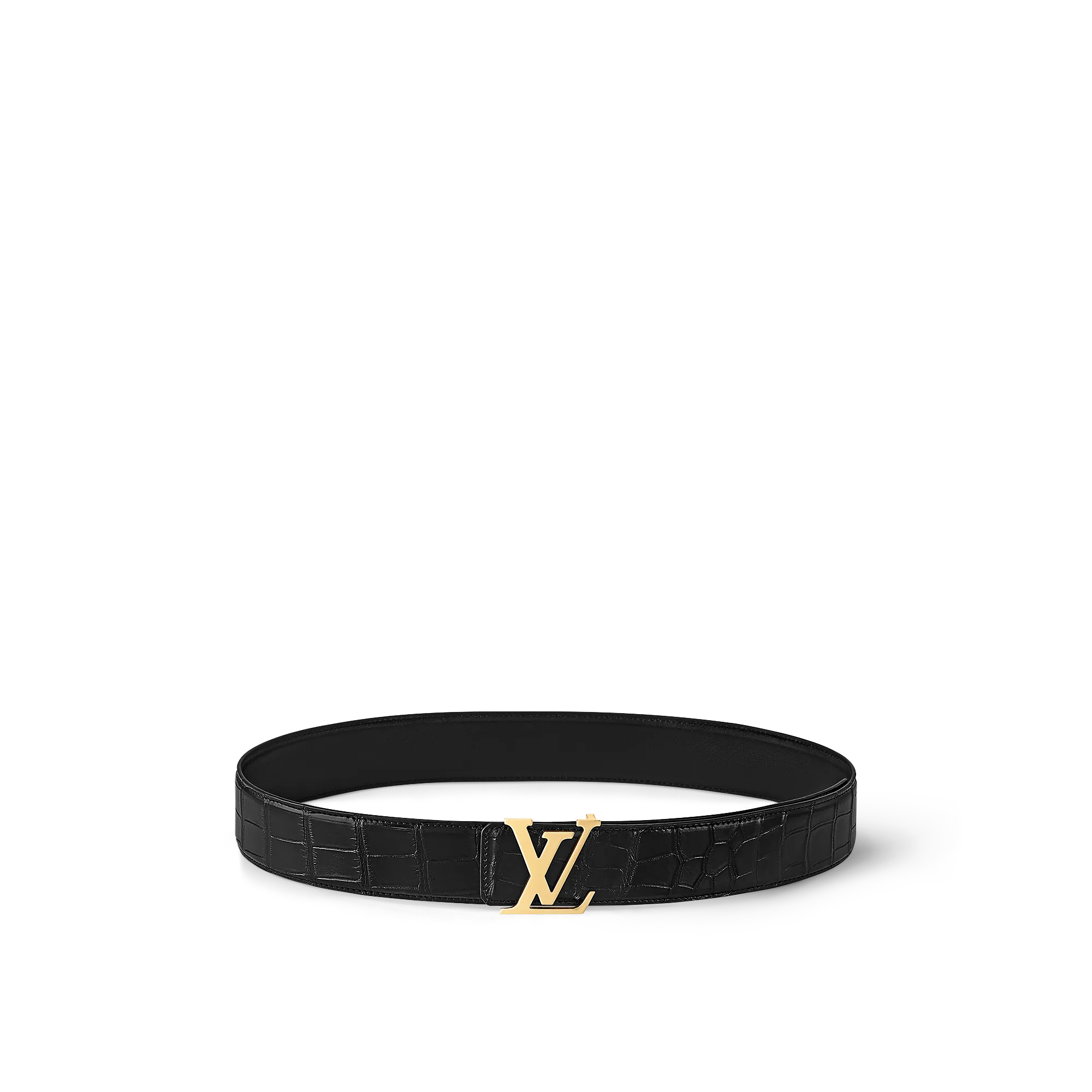 Louis Vuitton LV Initiales 40mm Reversible Belt Crocodilien Brillant - Men - Accessories M8502U
