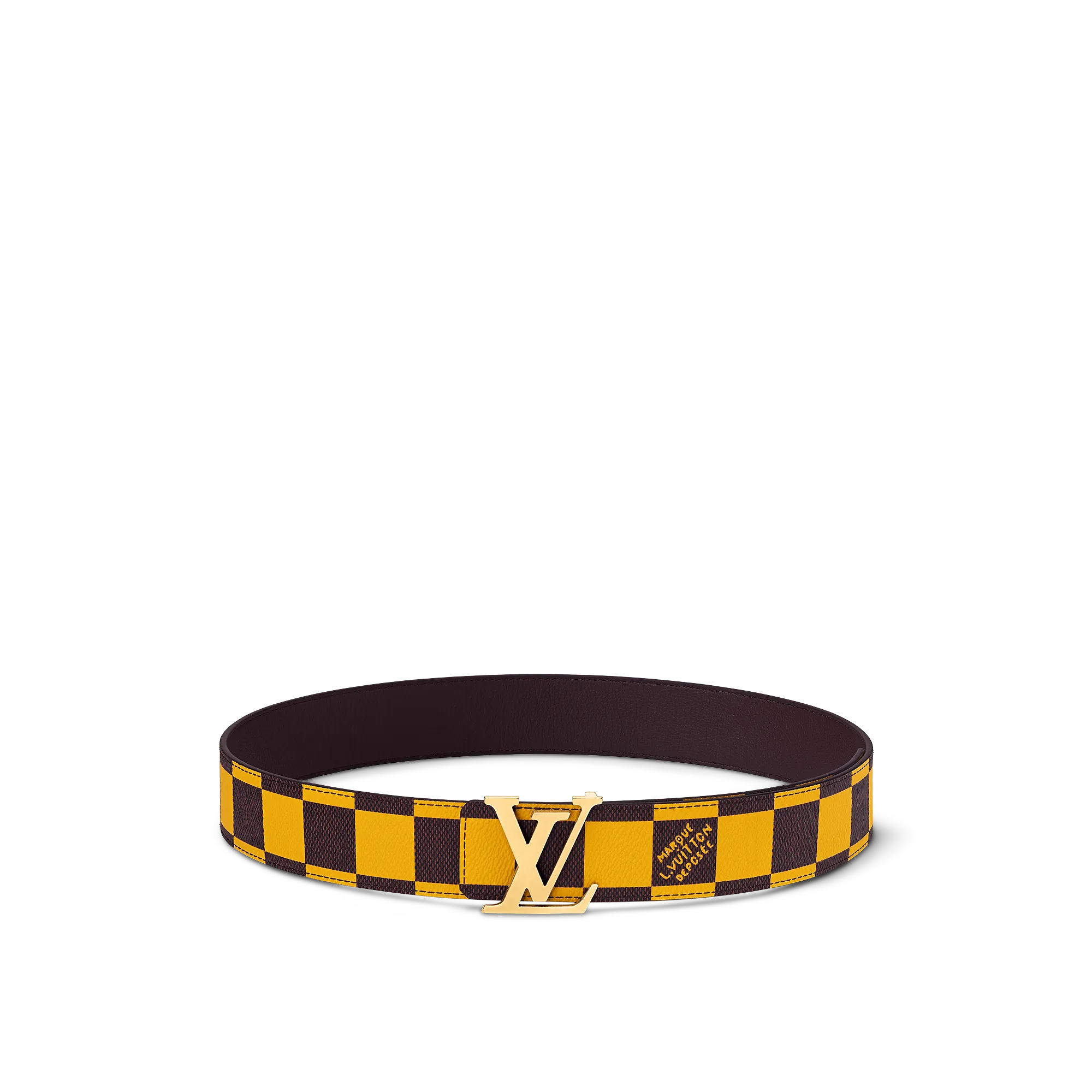 Louis Vuitton LV Initiales 40mm Reversible Belt Damier Other - New - For Men M8546V Yellow