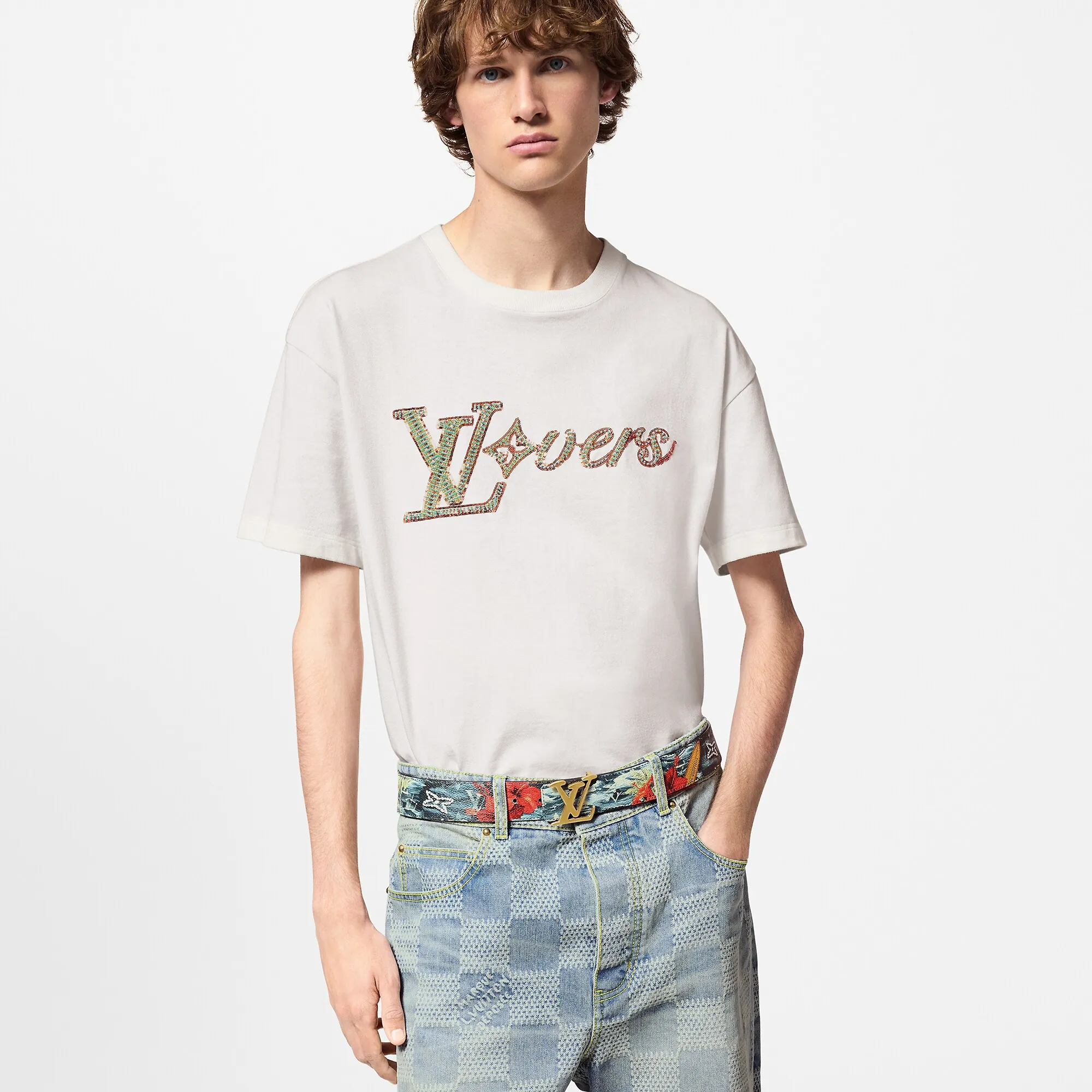 Louis Vuitton LV Tag 40mm Reversible Belt - Men - Accessories M8596U Blue