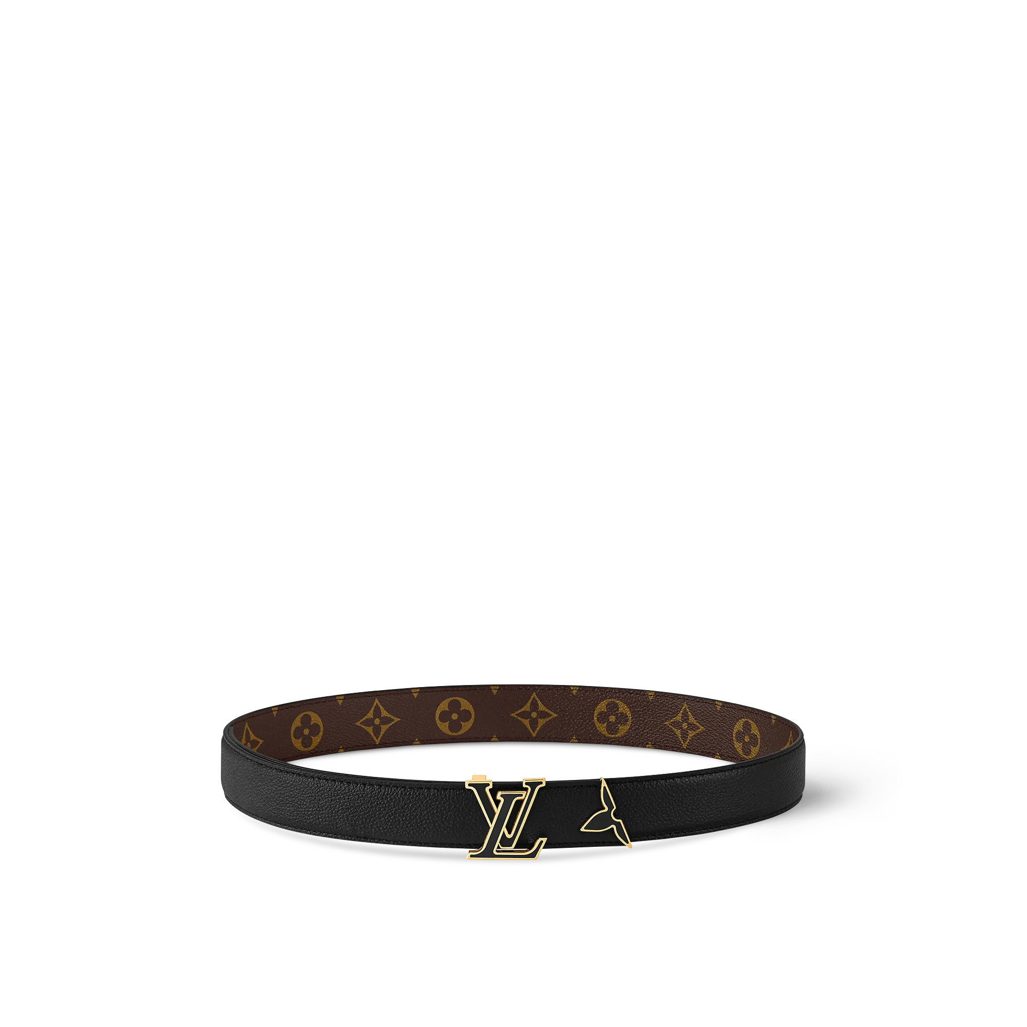 Louis Vuitton Pretty LV Enamel 30mm Reversible Belt Monogram - Women - Accessories M8623W Black