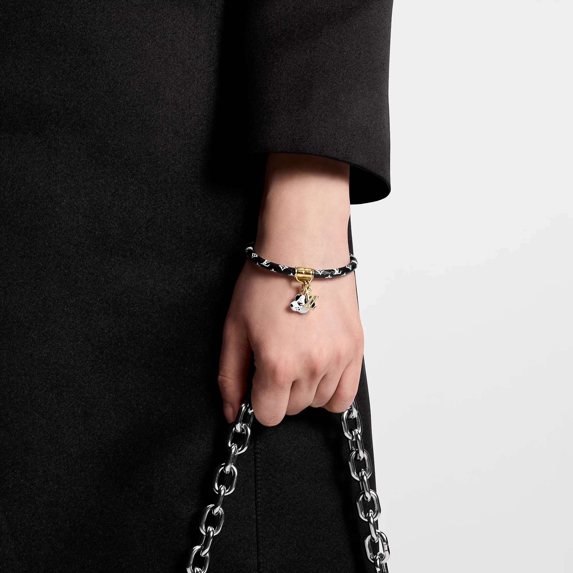 Louis Vuitton Animogram Bracelet Other Leathers - Women - Fashion Jewelry M8664F Black