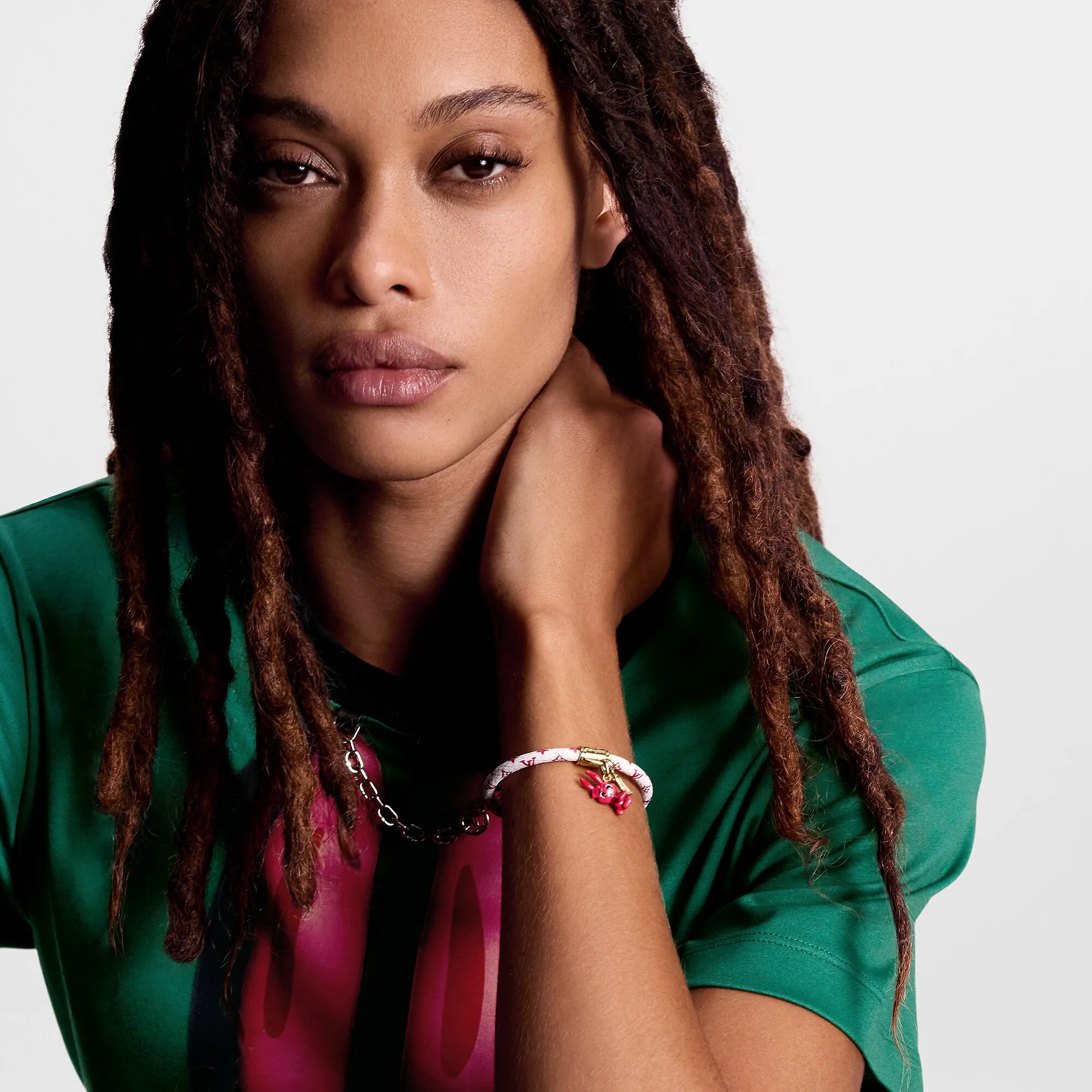 Louis Vuitton Animogram Bracelet Other Leathers - Women - Fashion Jewelry M8666E White