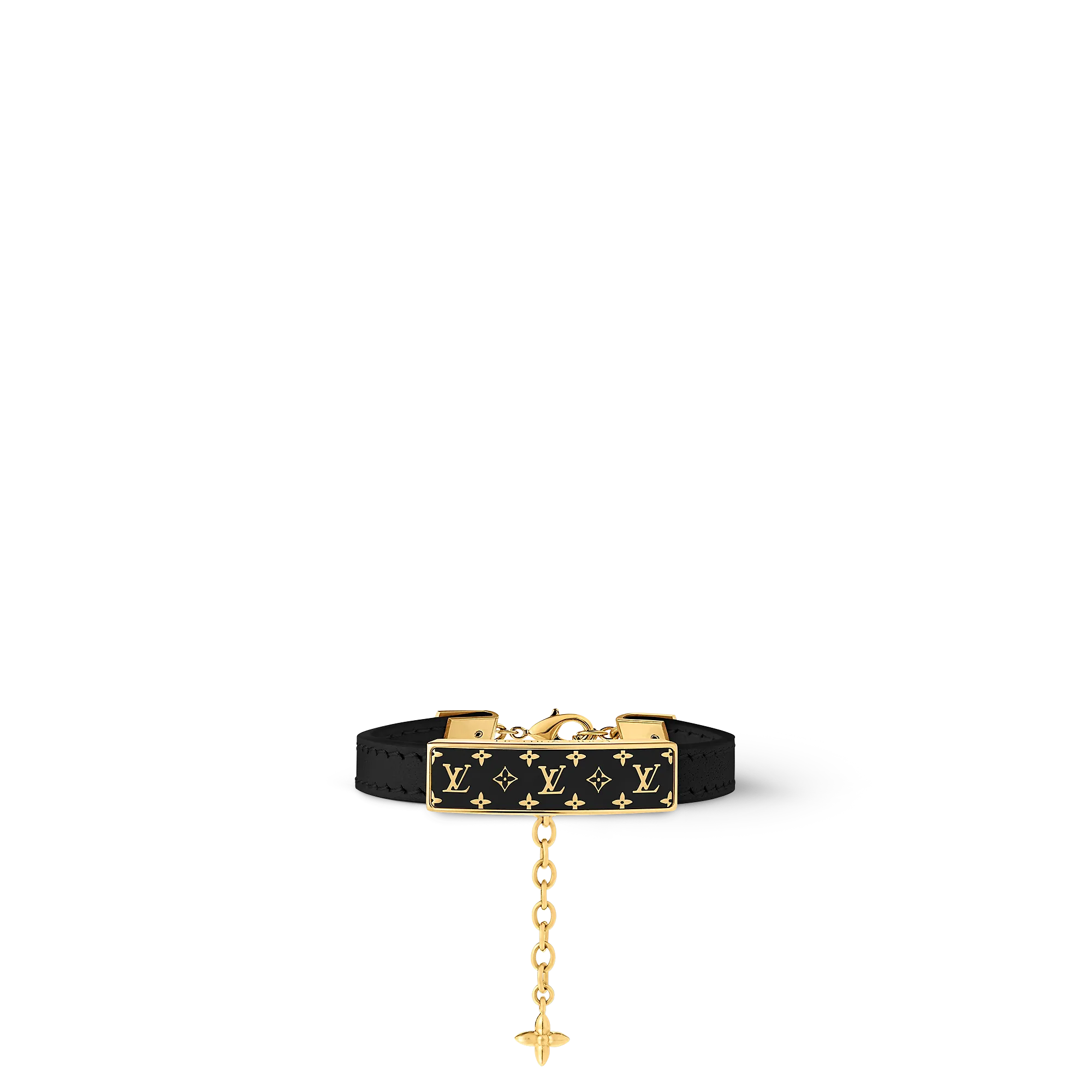 Louis Vuitton Nanogram Enamel Bracelet Other Leathers - Women - Fashion Jewelry M8676Z Black