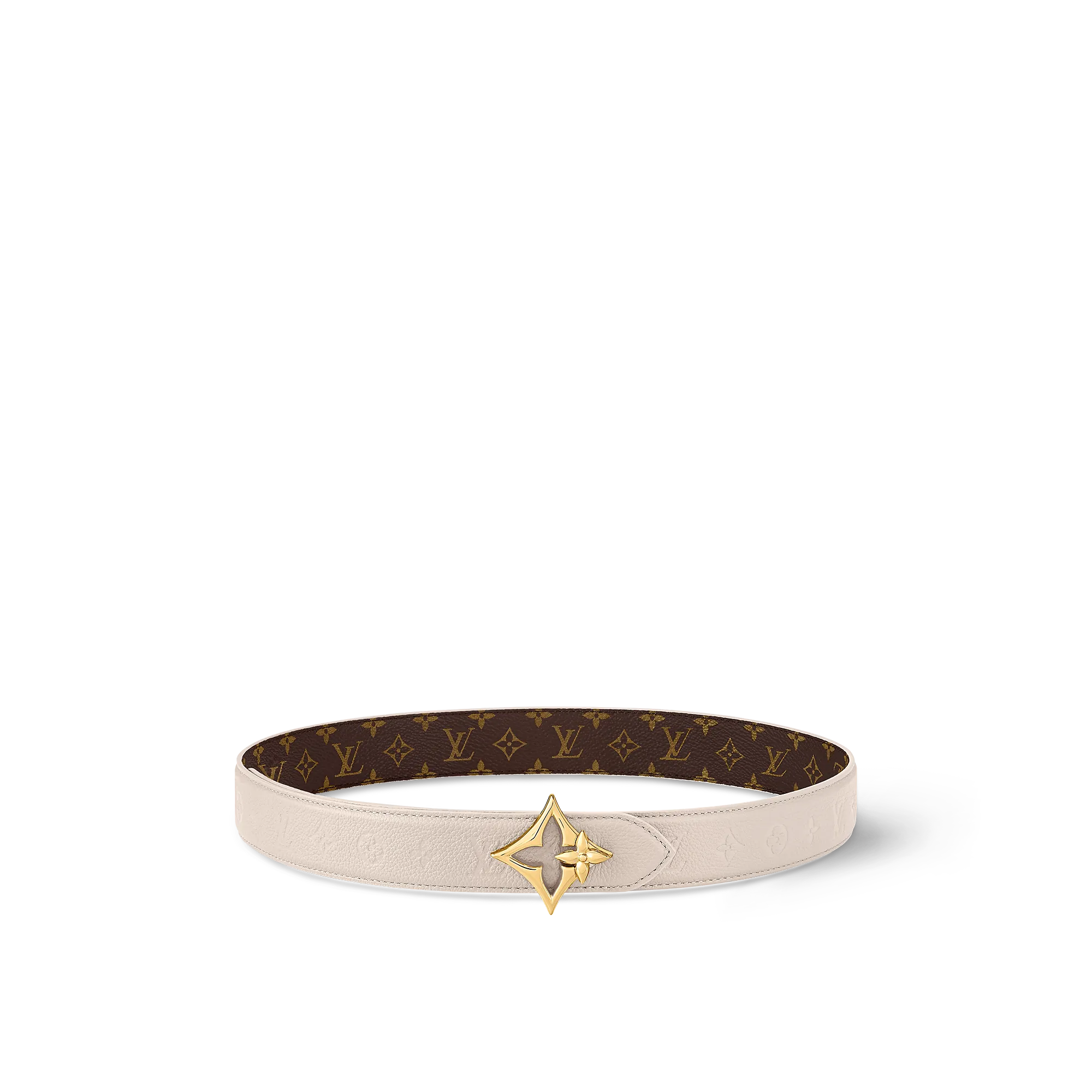 Louis Vuitton LV Flowergram 30mm Reversible Belt Monogram - Women - Accessories M8687W Cream