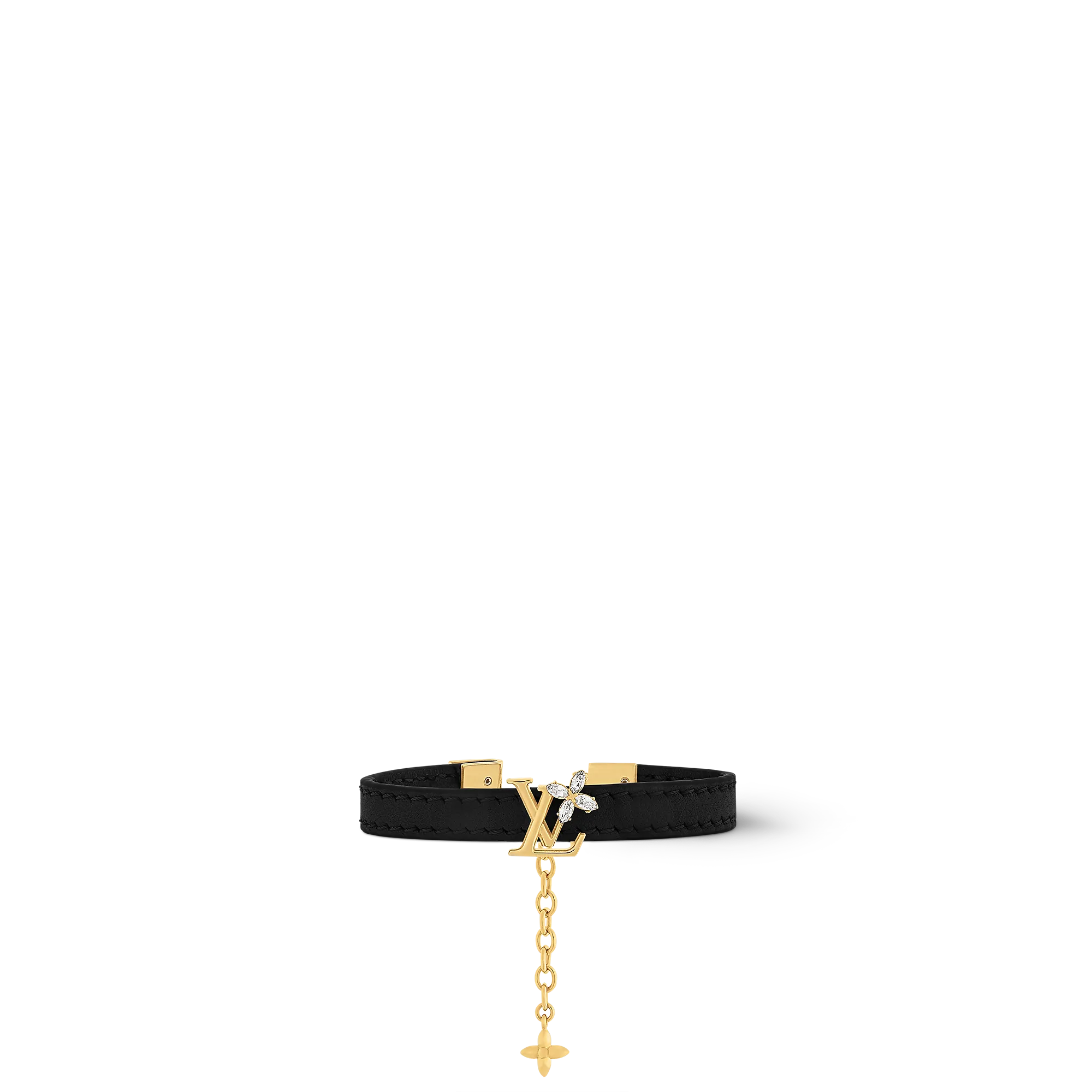 Louis Vuitton LV Iconic Flower Bracelet Other Leathers - Women - Fashion Jewelry M8780Z Black