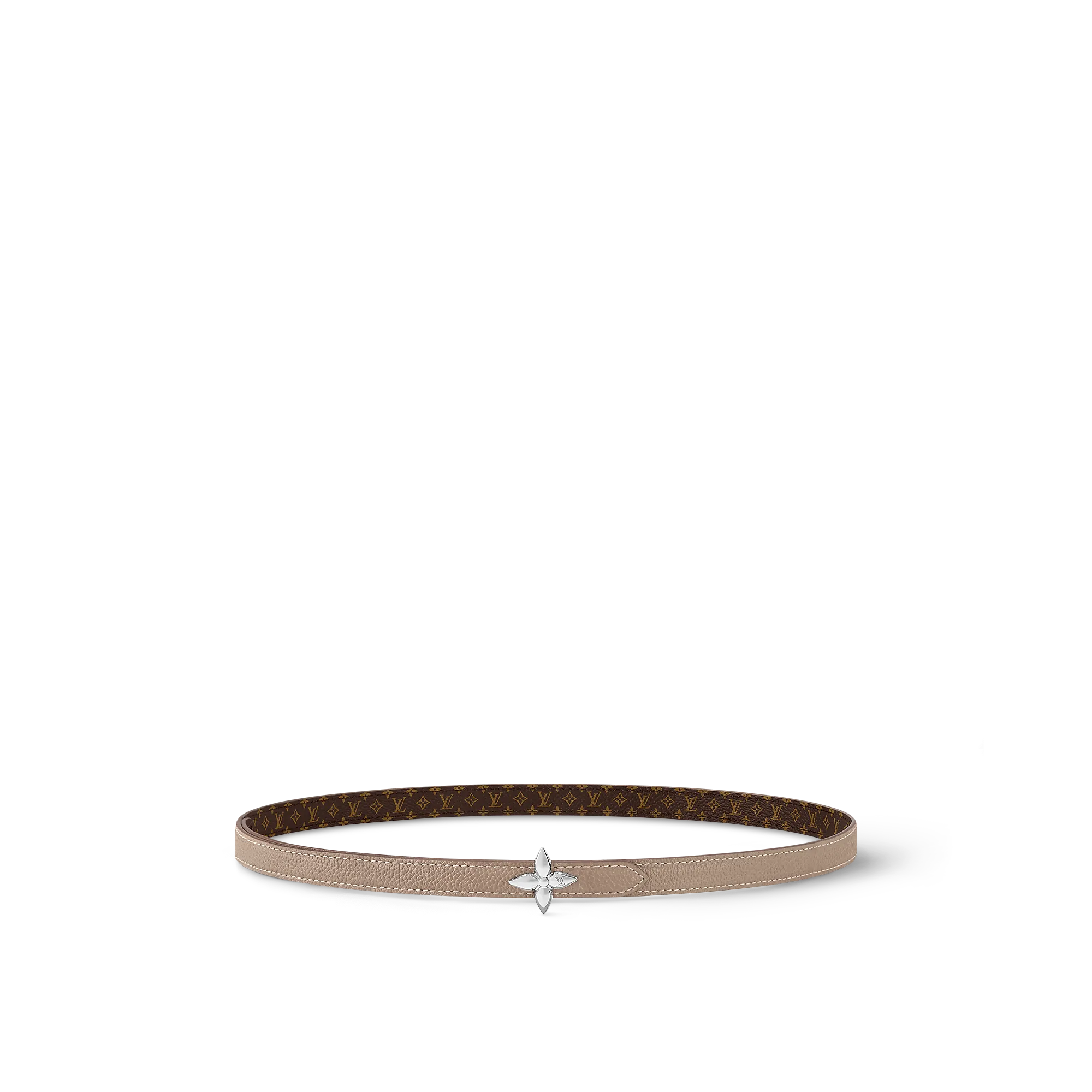 Louis Vuitton LV Mini Flowergram15mm Reversible Belt - Women - Accessories M8797Y Turtledove