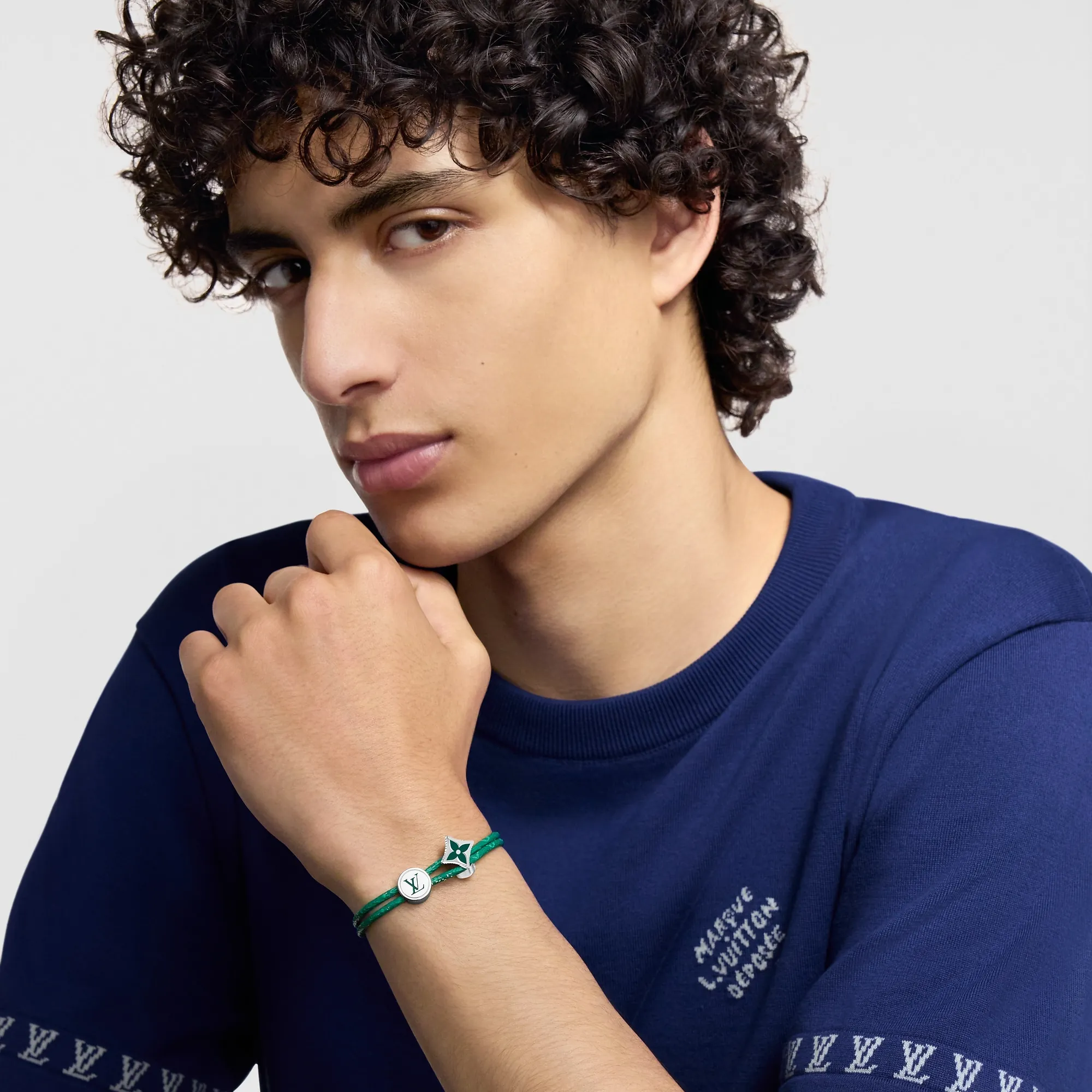 Louis Vuitton Catch It Bracelet Monogram - Men - Fashion Jewelry M8896D Borneo Green