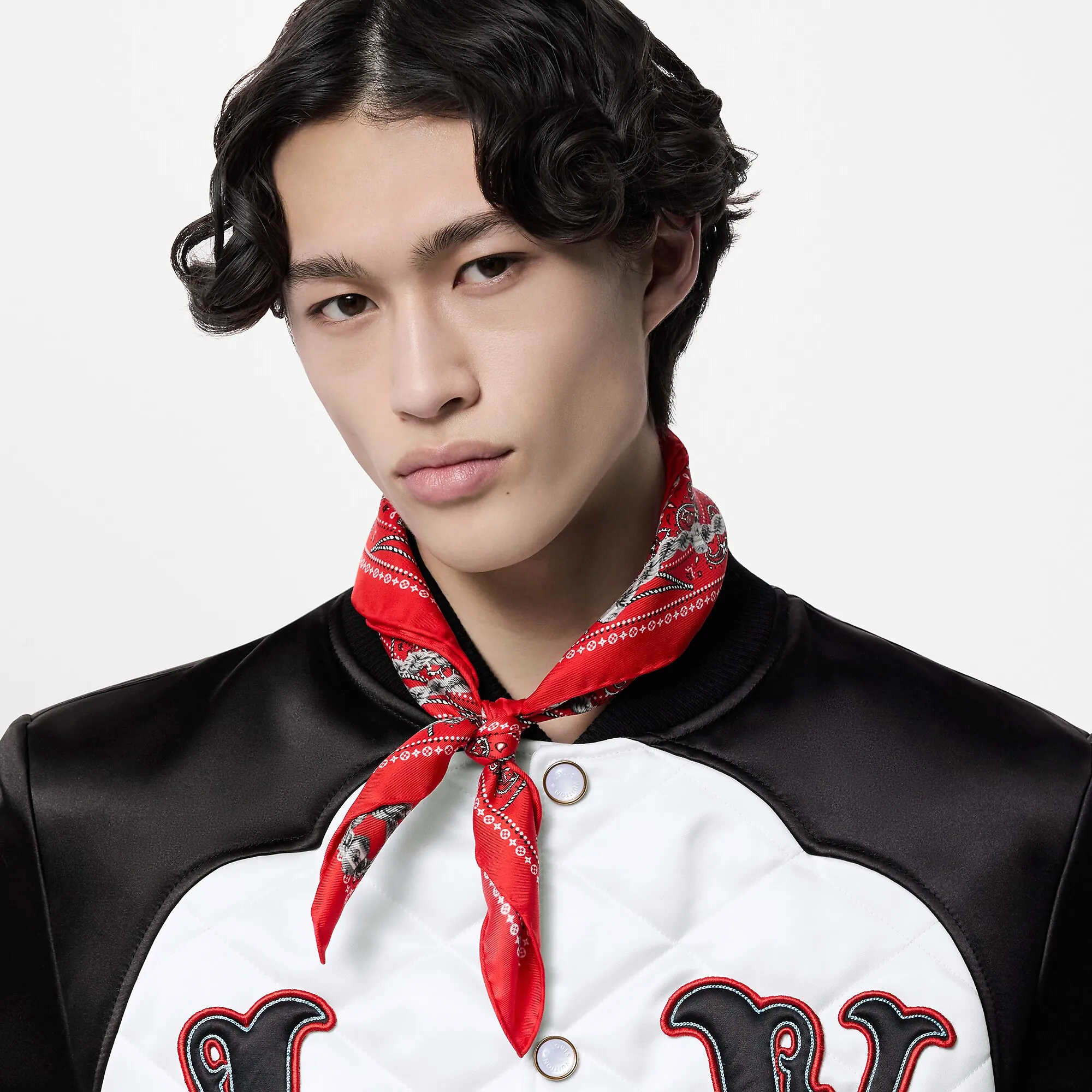 Louis Vuitton LV Rope Silk Bandana S00 - New - For Men M90698