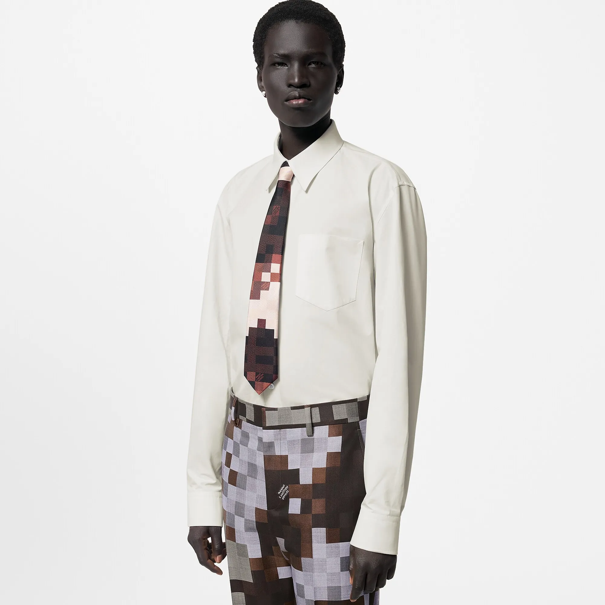 Louis Vuitton Cowmooflage Tie S00 - Men - Accessories M90757