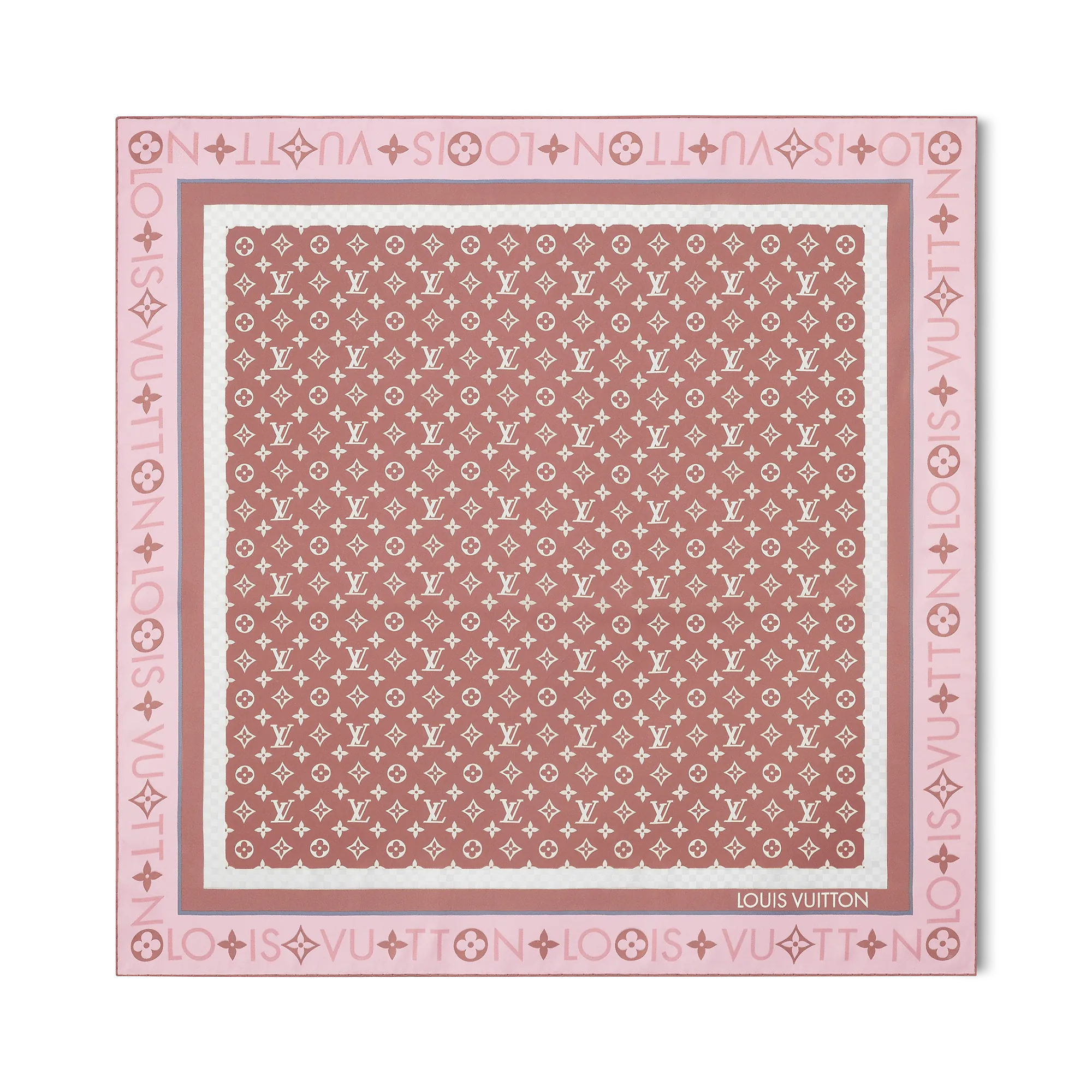 Louis Vuitton Monogram Infinity Square 90 S00 - Women - Accessories M90893 Powdery Pink