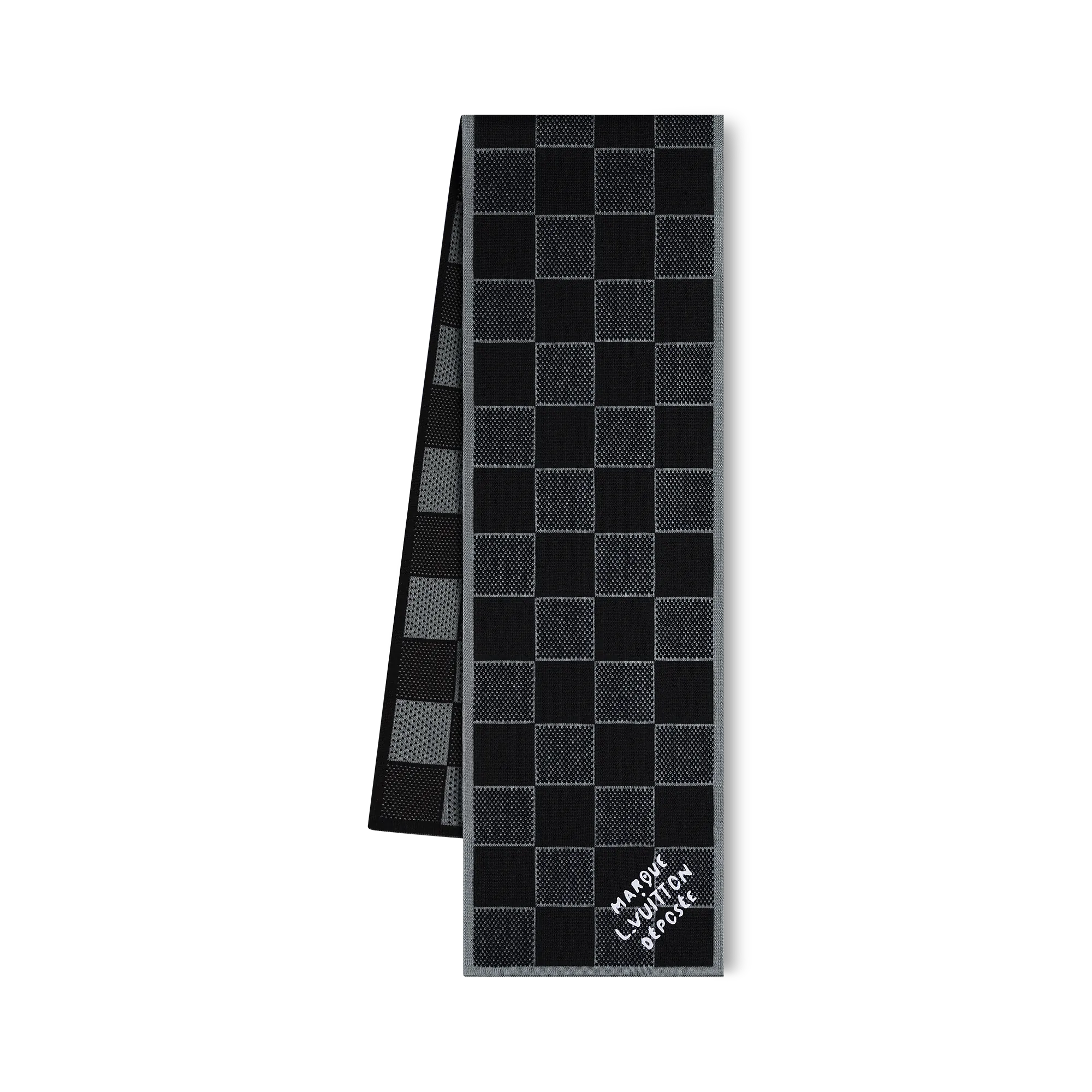 Louis Vuitton Damier Heritage Scarf S00 - Men - Accessories M92664 Black