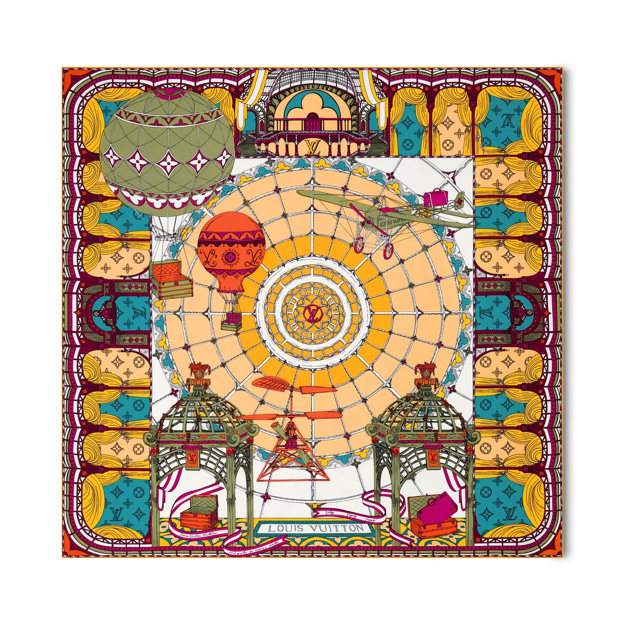 Louis Vuitton Fly Away Square 90 S00 - Women - Accessories M92938