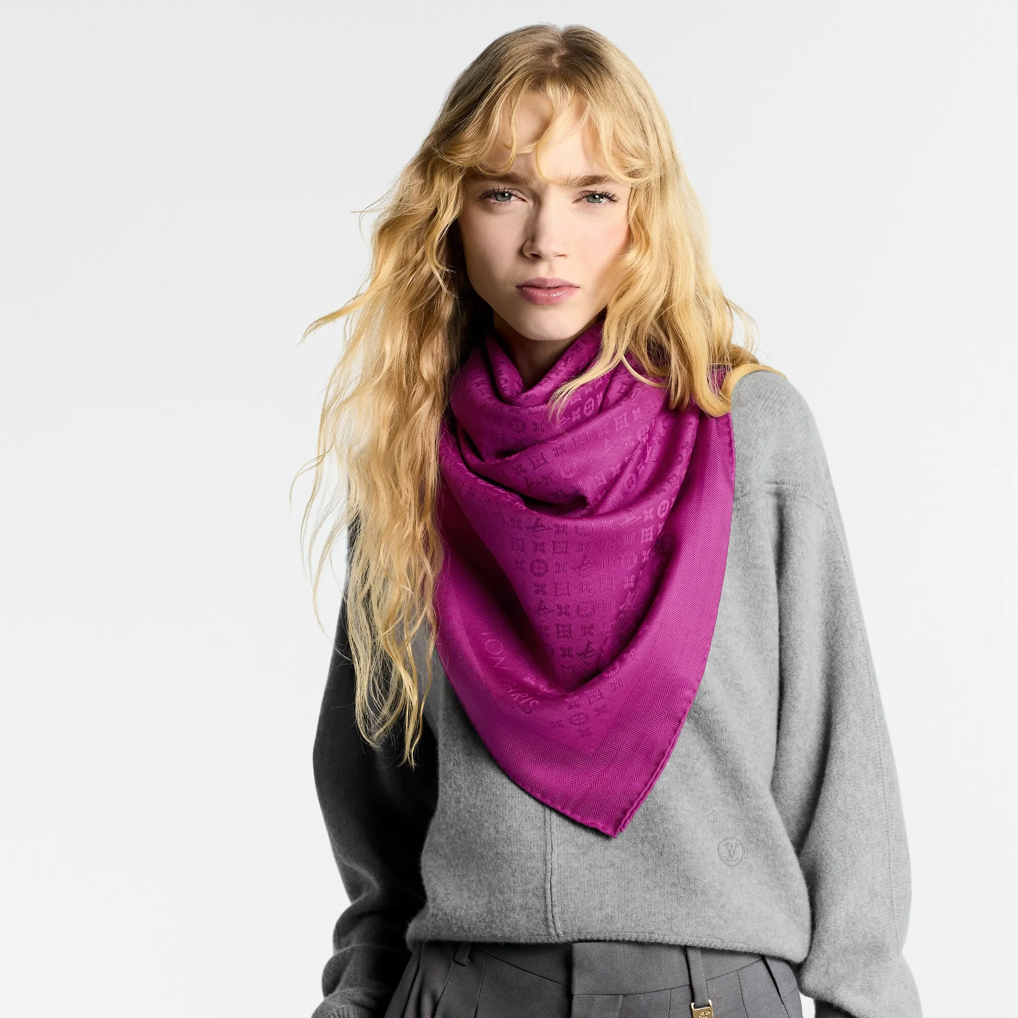 Louis Vuitton Evermore Shawl S00 - Women - Accessories M93263 Plum