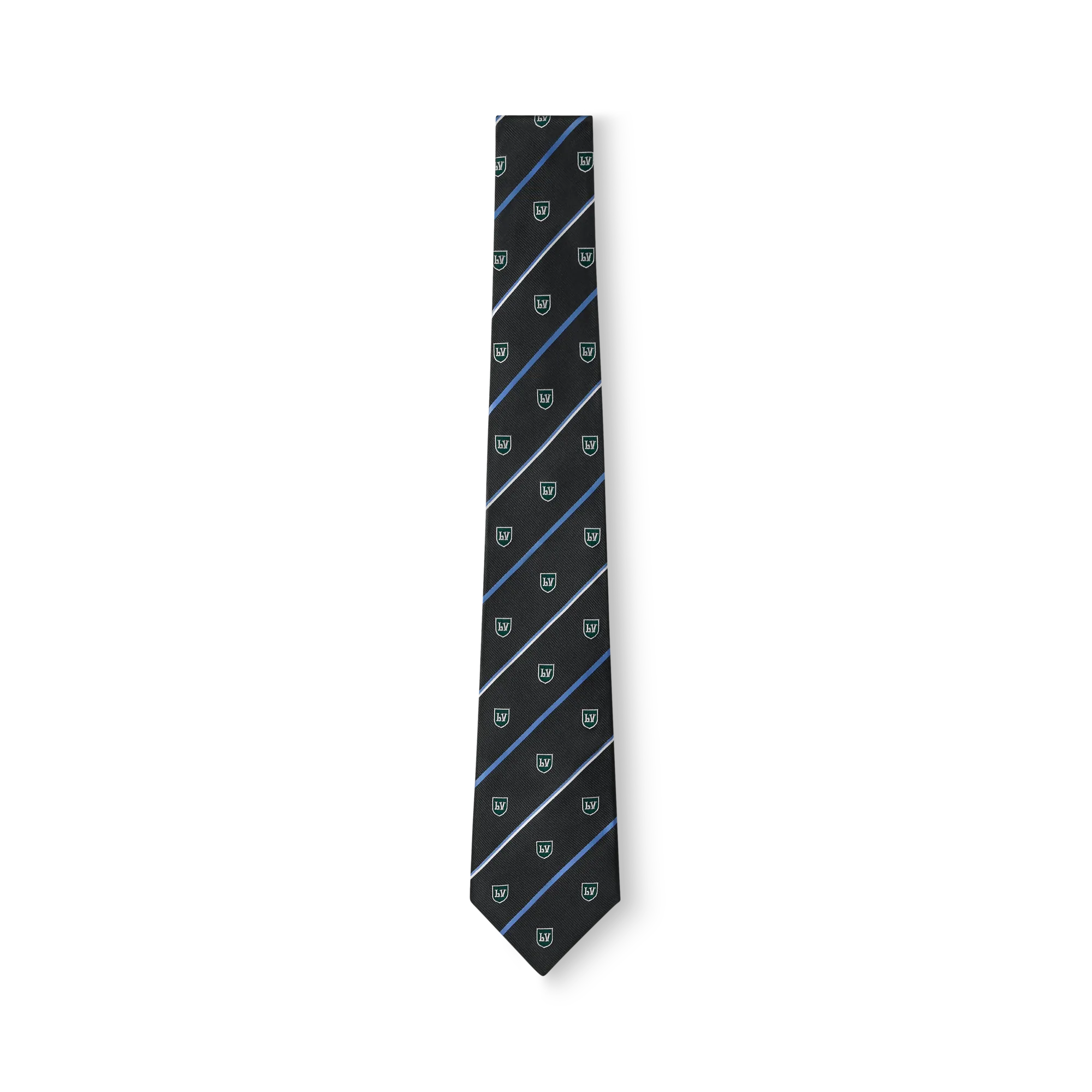 Louis Vuitton College LV Crest Tie S00 - Men - Accessories M94777 Anthracite