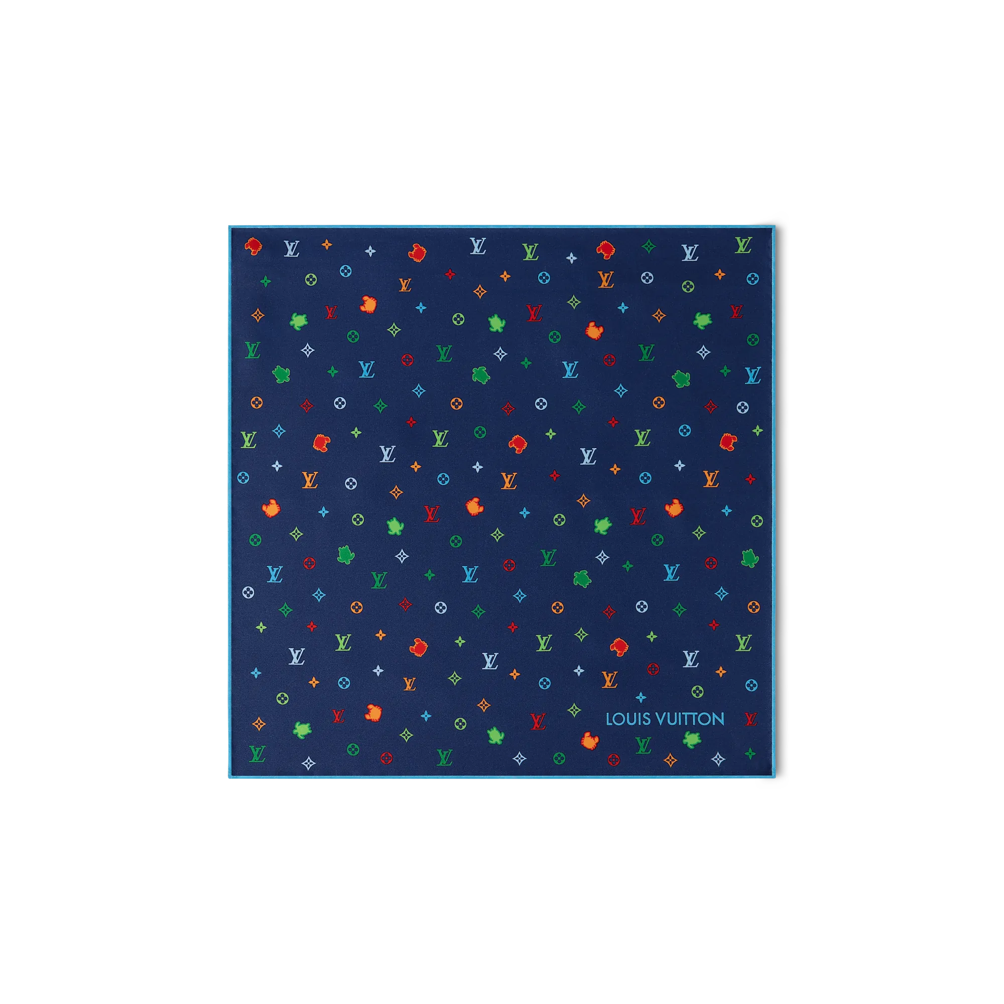 Louis Vuitton Allover LV Animals Pocket Square S00 - Men - Accessories M94860