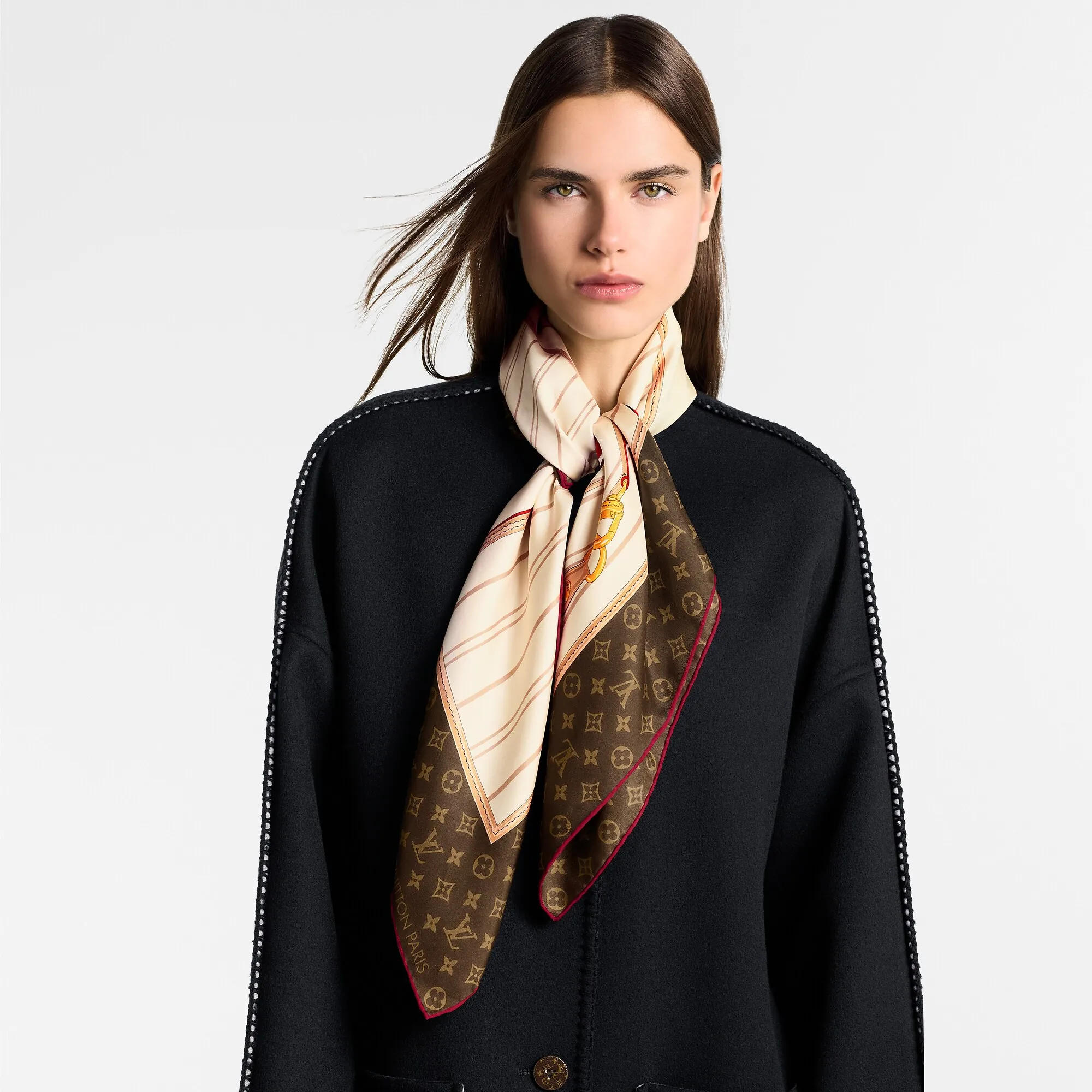 Louis Vuitton My Neverfull Square 90 S00 - Women - Accessories M94990 Cream