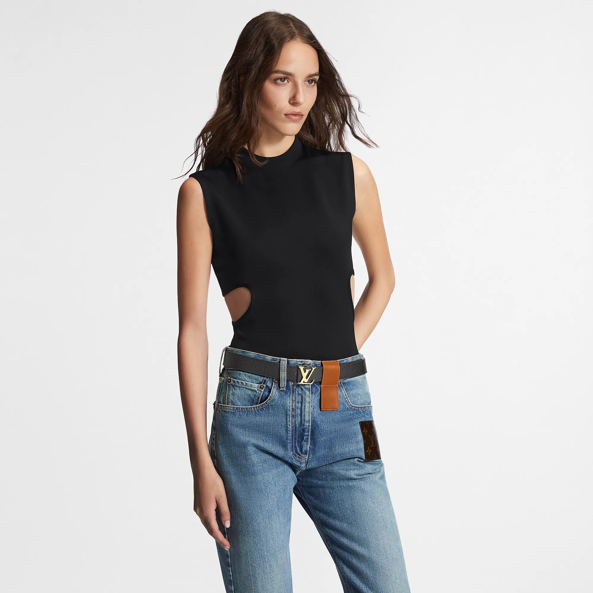 Louis Vuitton LV Initiales 30mm Reversible Belt Taurillon Leather - Women - Accessories M9521S Black