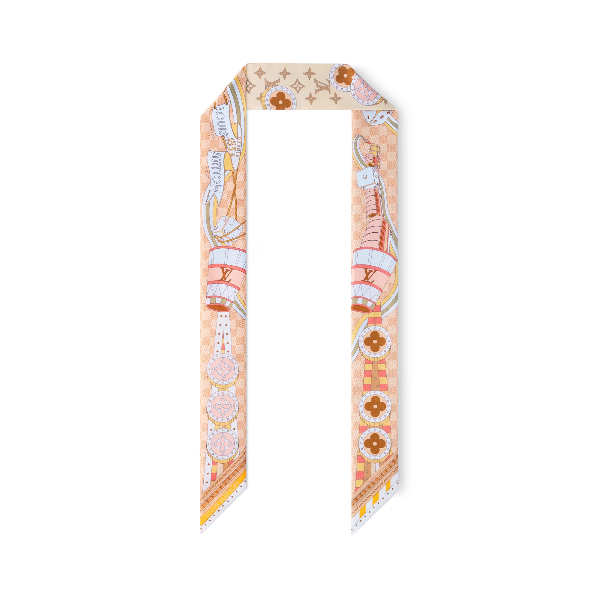 Louis Vuitton Jeu De Voyage BB Bandeau Silk - Women - Accessories M96396 Beige