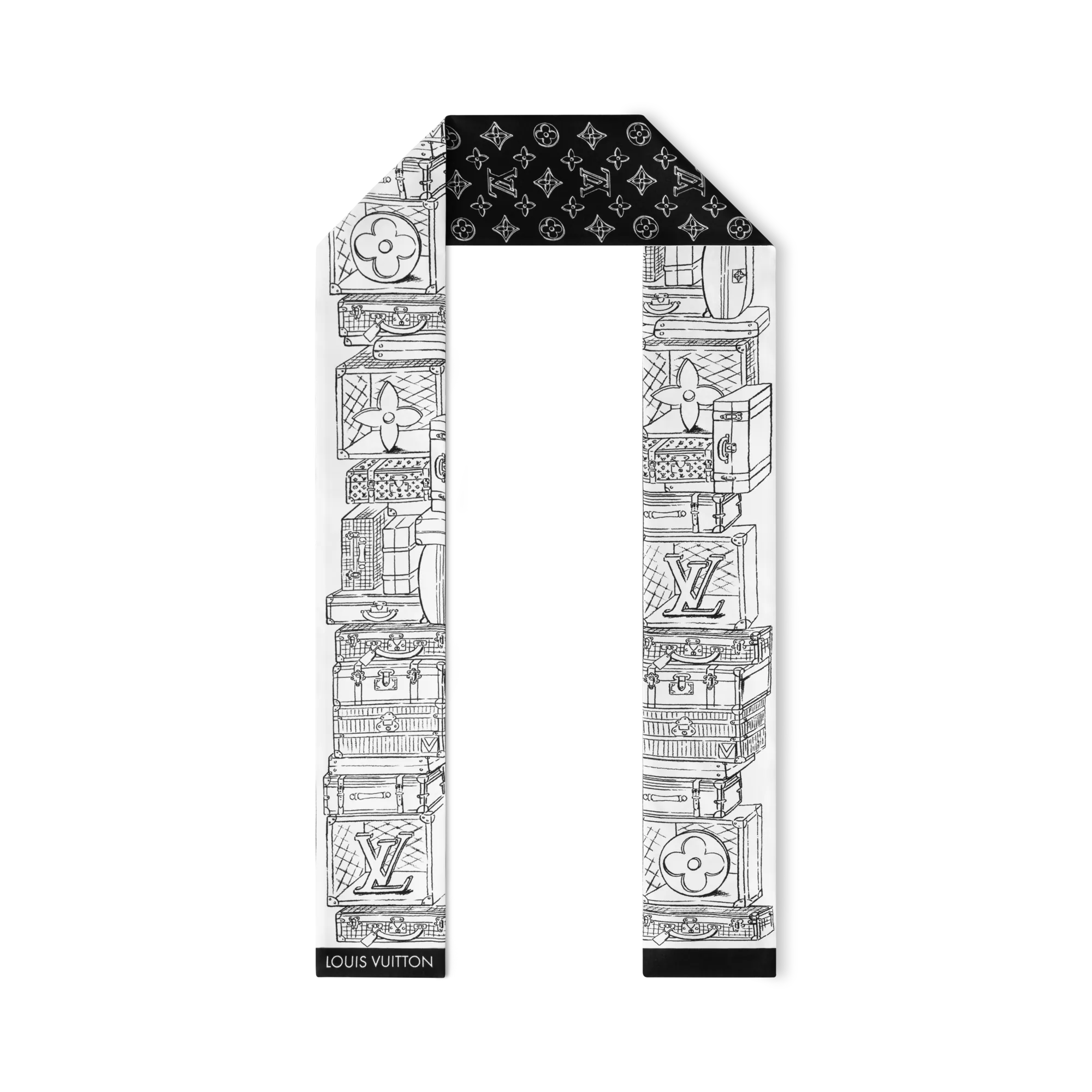 Louis Vuitton My LV Luggage Bandeau Silk - Women - Accessories M96507 Black