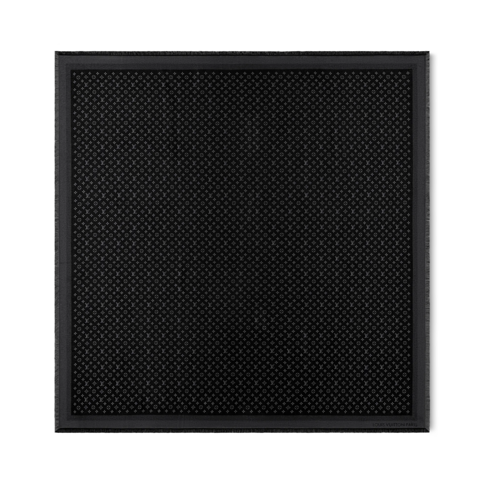 Louis Vuitton Moonlight Shawl Silk - Women - Accessories M96655 Black