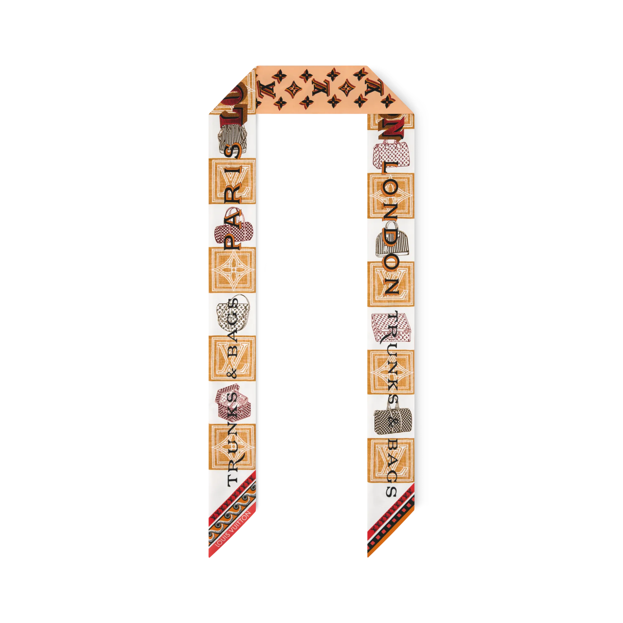 Louis Vuitton Damiergram BB Bandeau Silk - Women - Accessories M96658 Beige