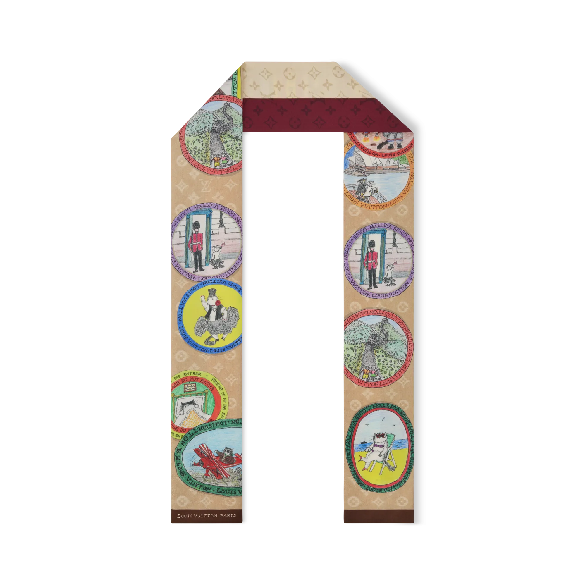 Louis Vuitton My LV Trunk Bandeau Silk - Women - Accessories M96690 Beige