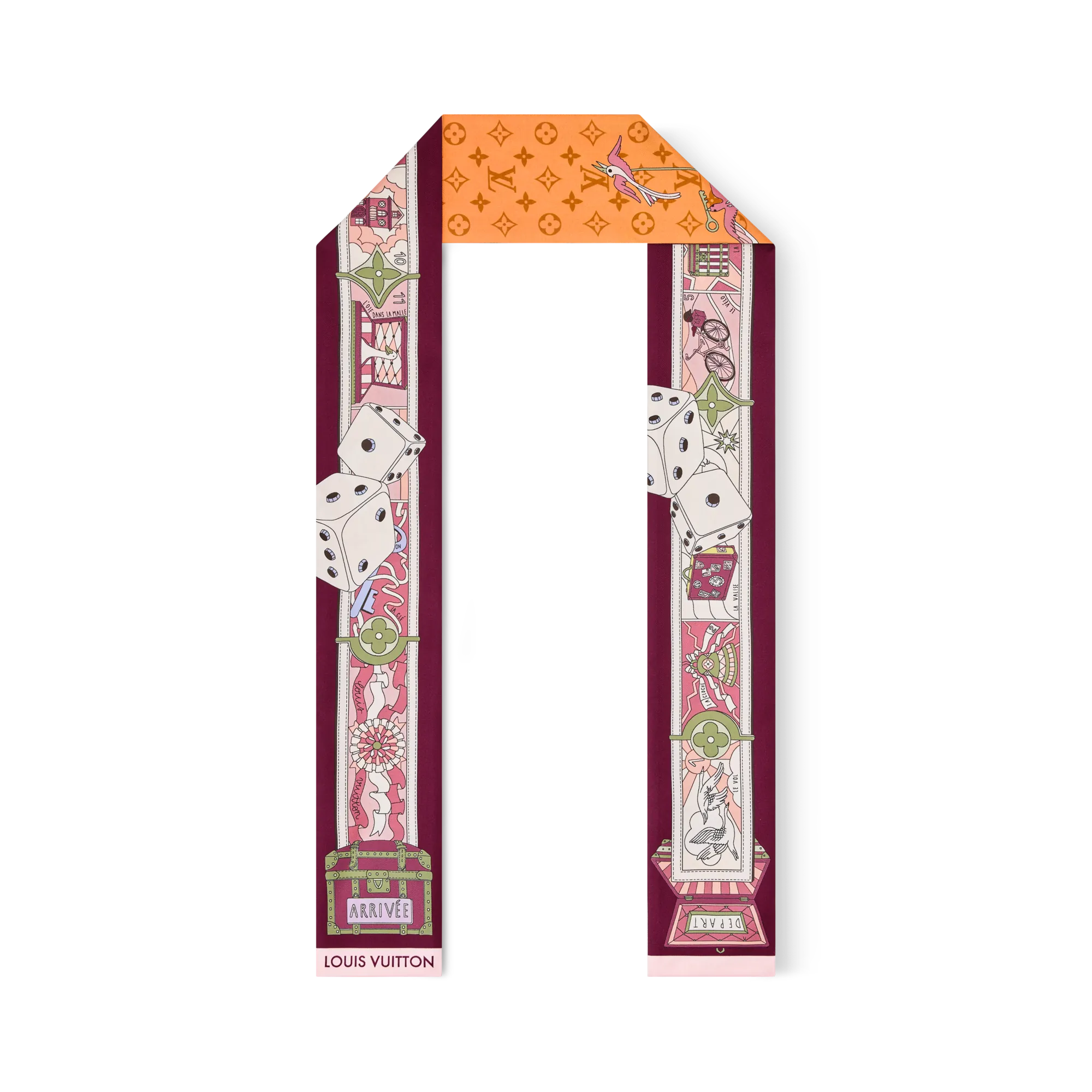 Louis Vuitton LV Journey Bandeau Silk - Women - Accessories M96847 Red