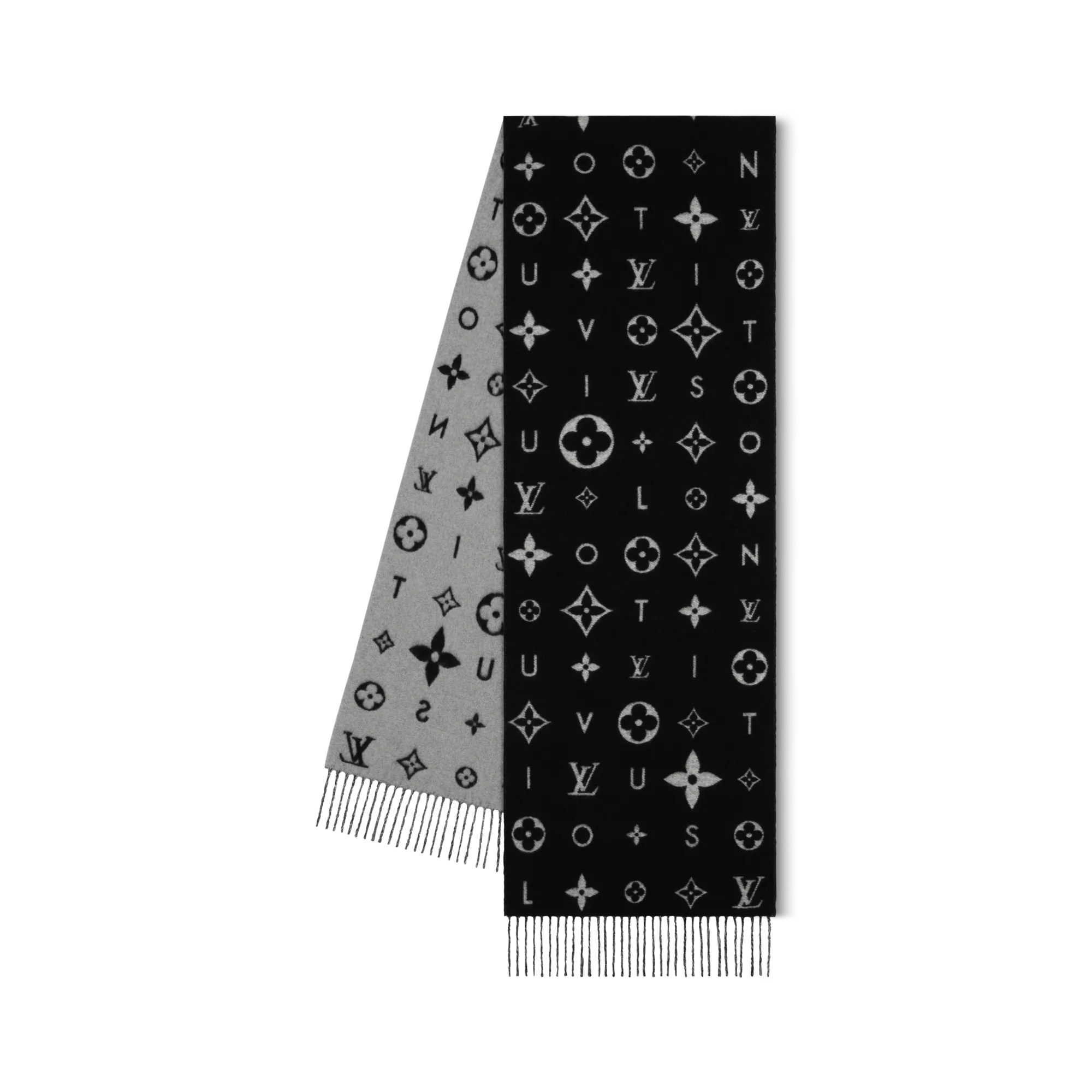 Louis Vuitton Reykjavik 2.0 Scarf Cashmere - Women - Accessories M97143 Black